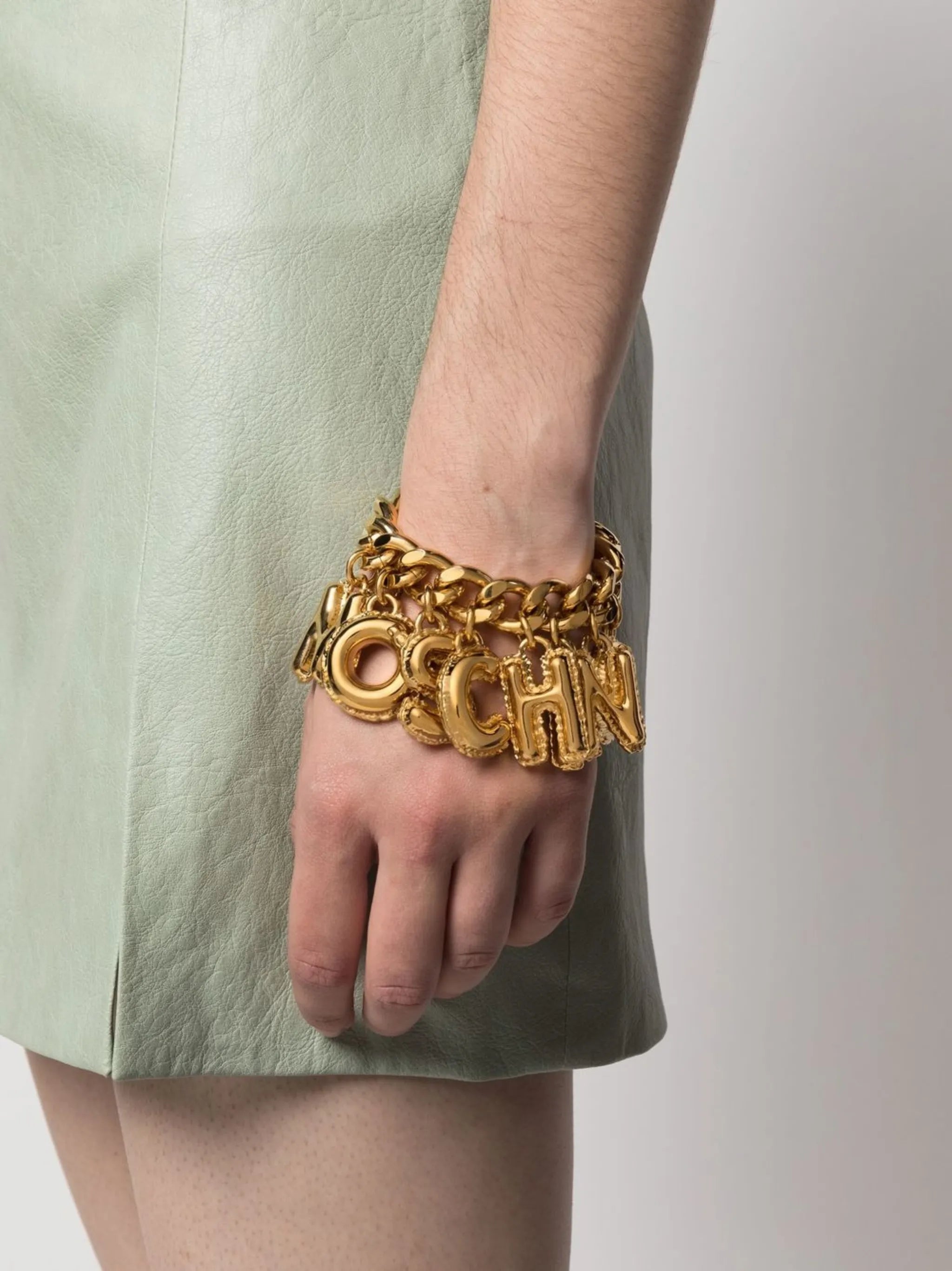 balloon-effect logo bracelet