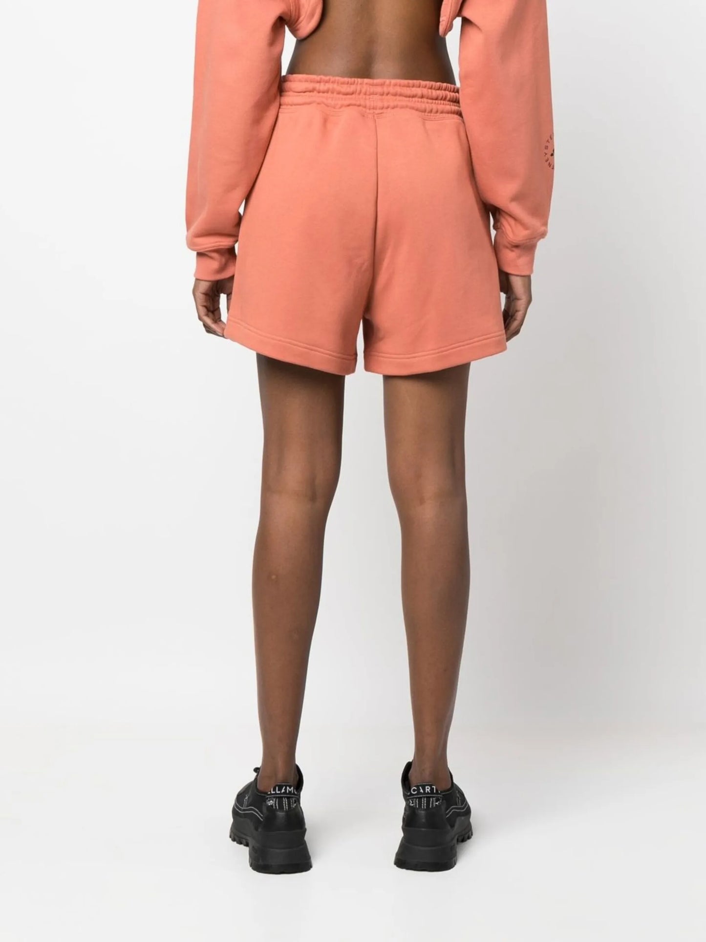 logo-print shorts