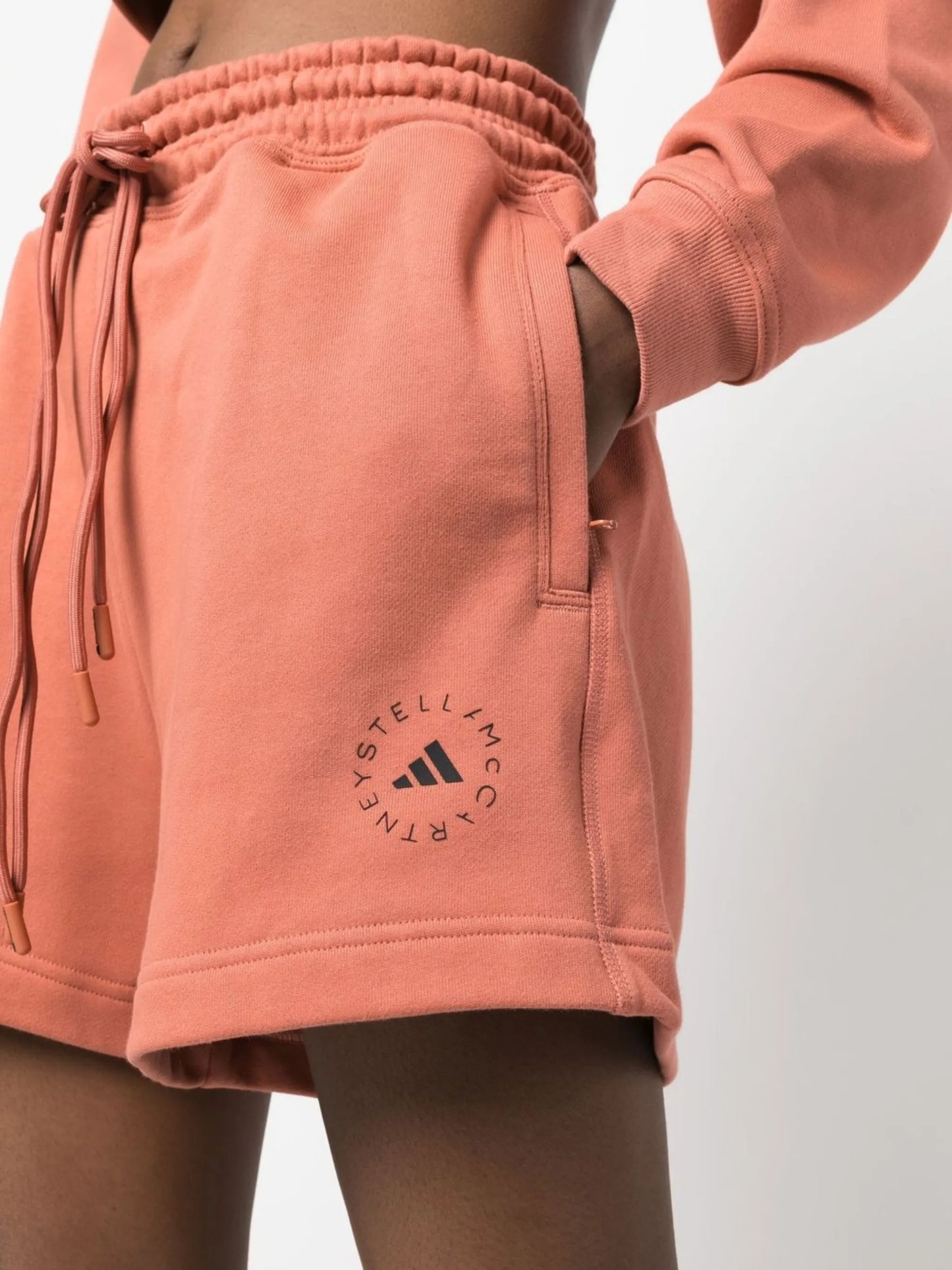 logo-print shorts