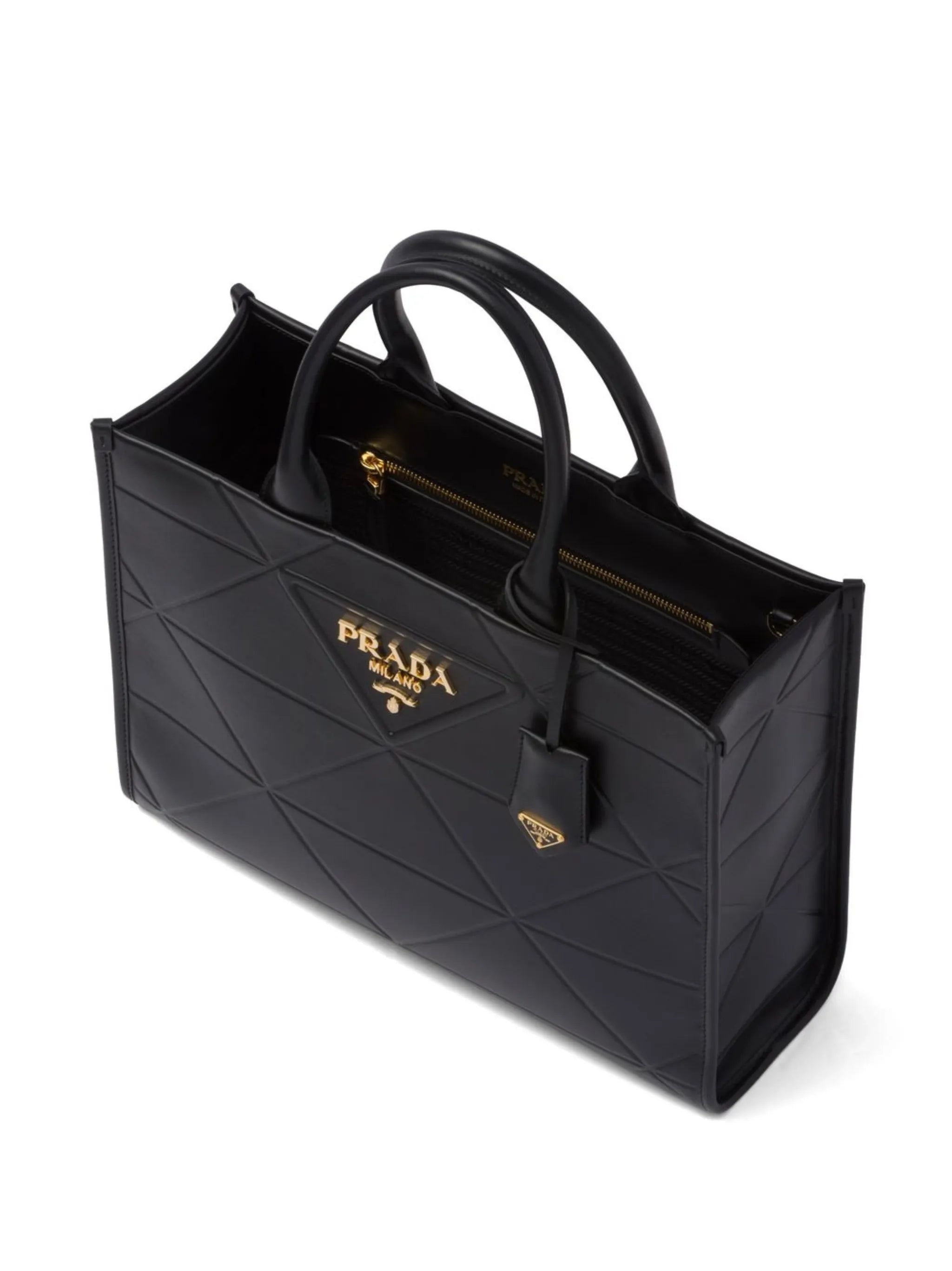 medium Symbole leather tote bag
