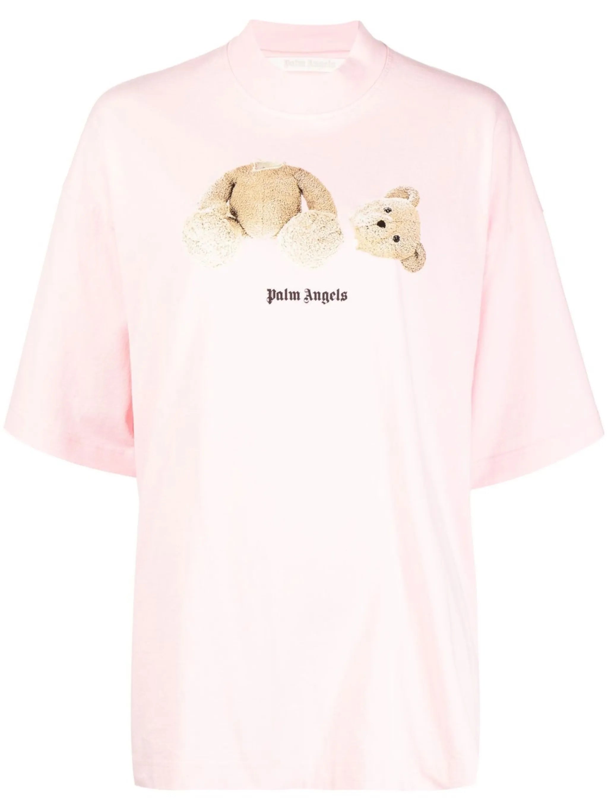 bear-print cotton T-shirt