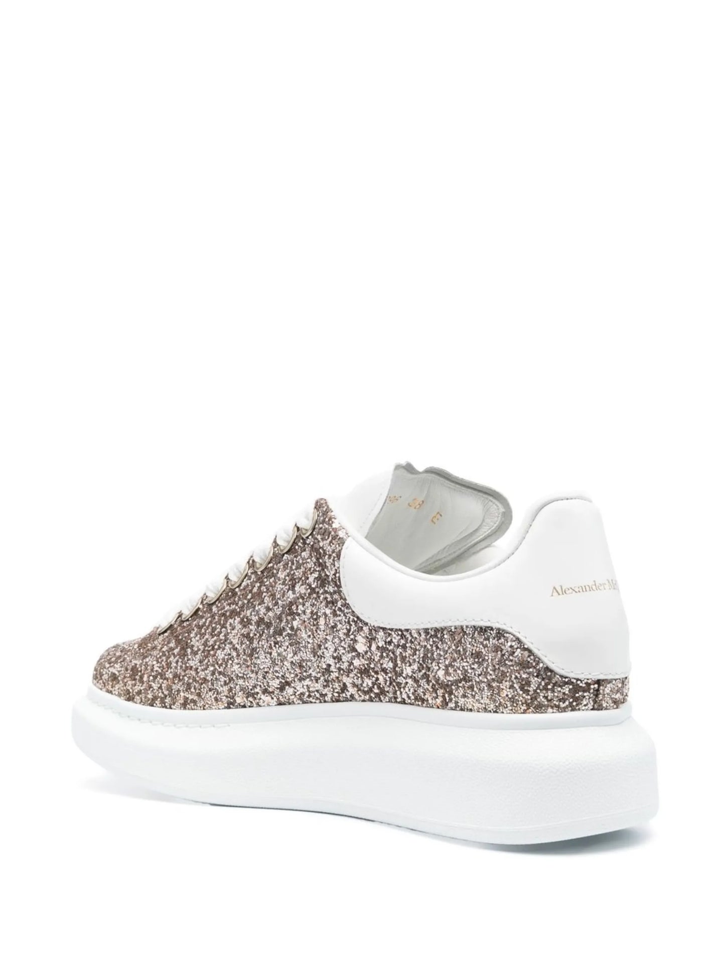 Oversized lace-up sneakers