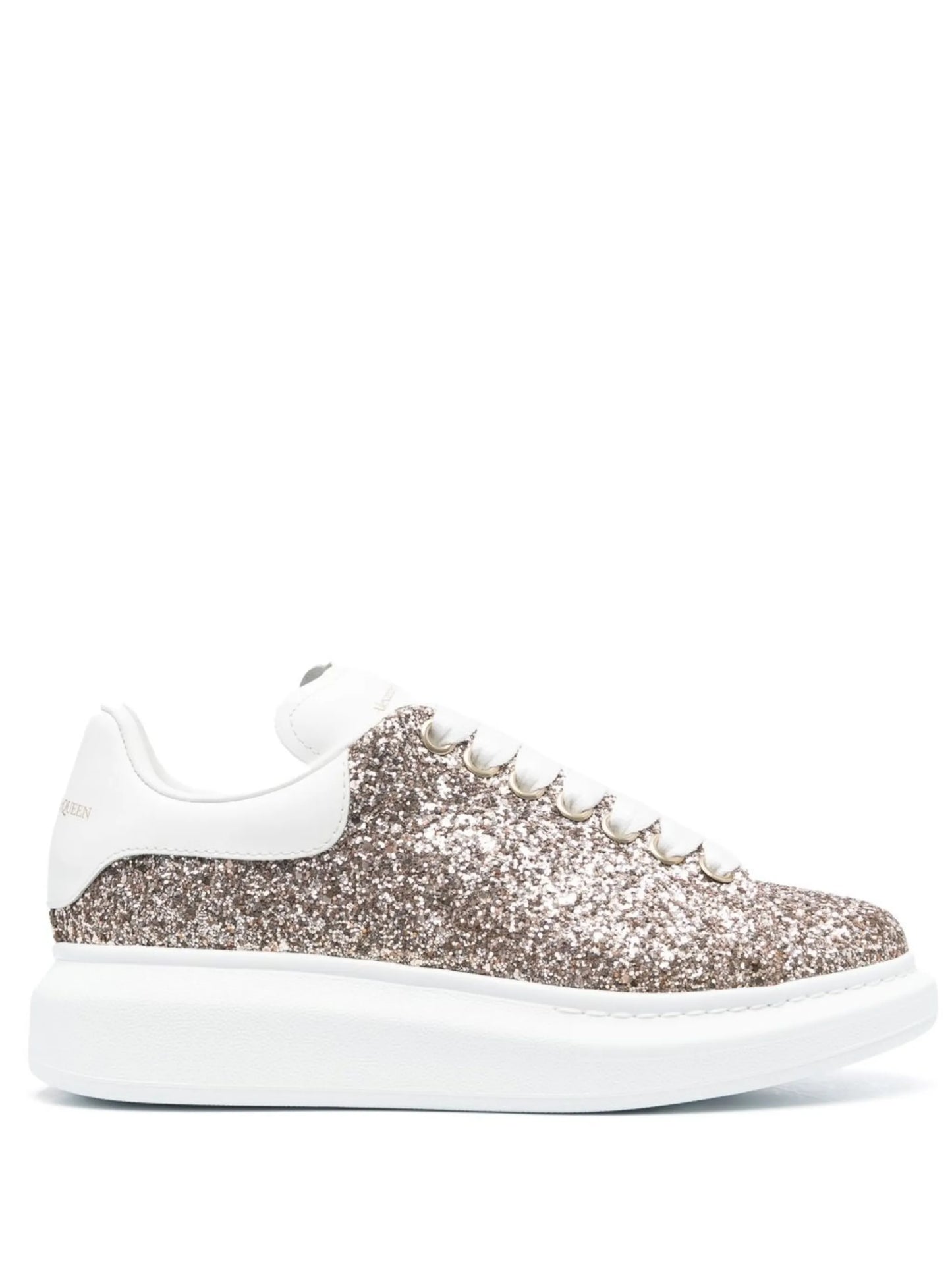 Oversized lace-up sneakers
