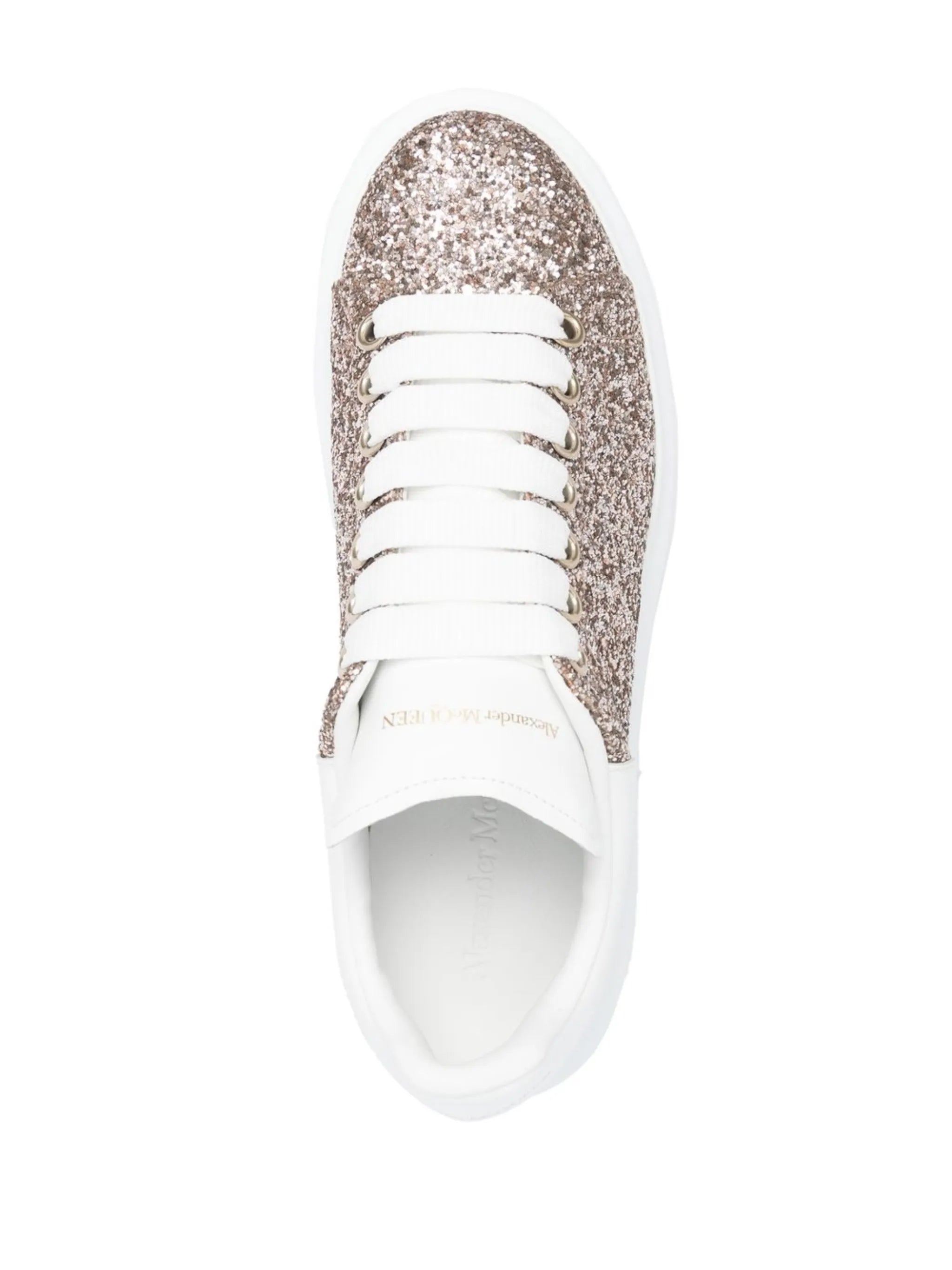 Oversized lace-up sneakers