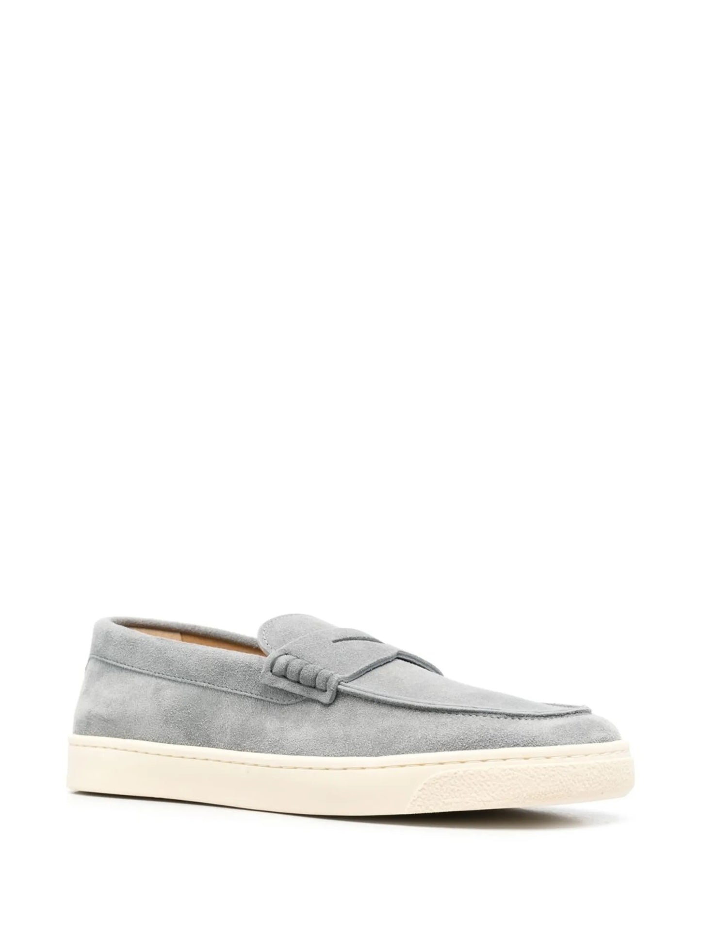 suede penny loafers