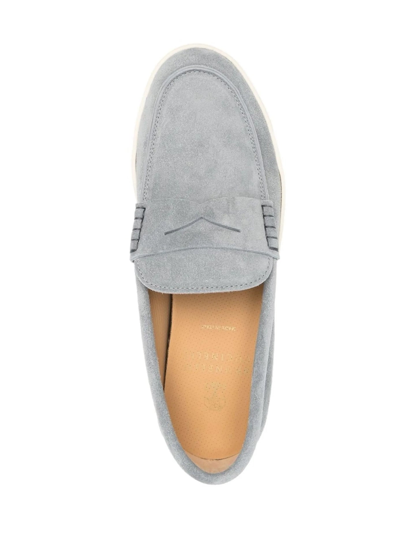 suede penny loafers