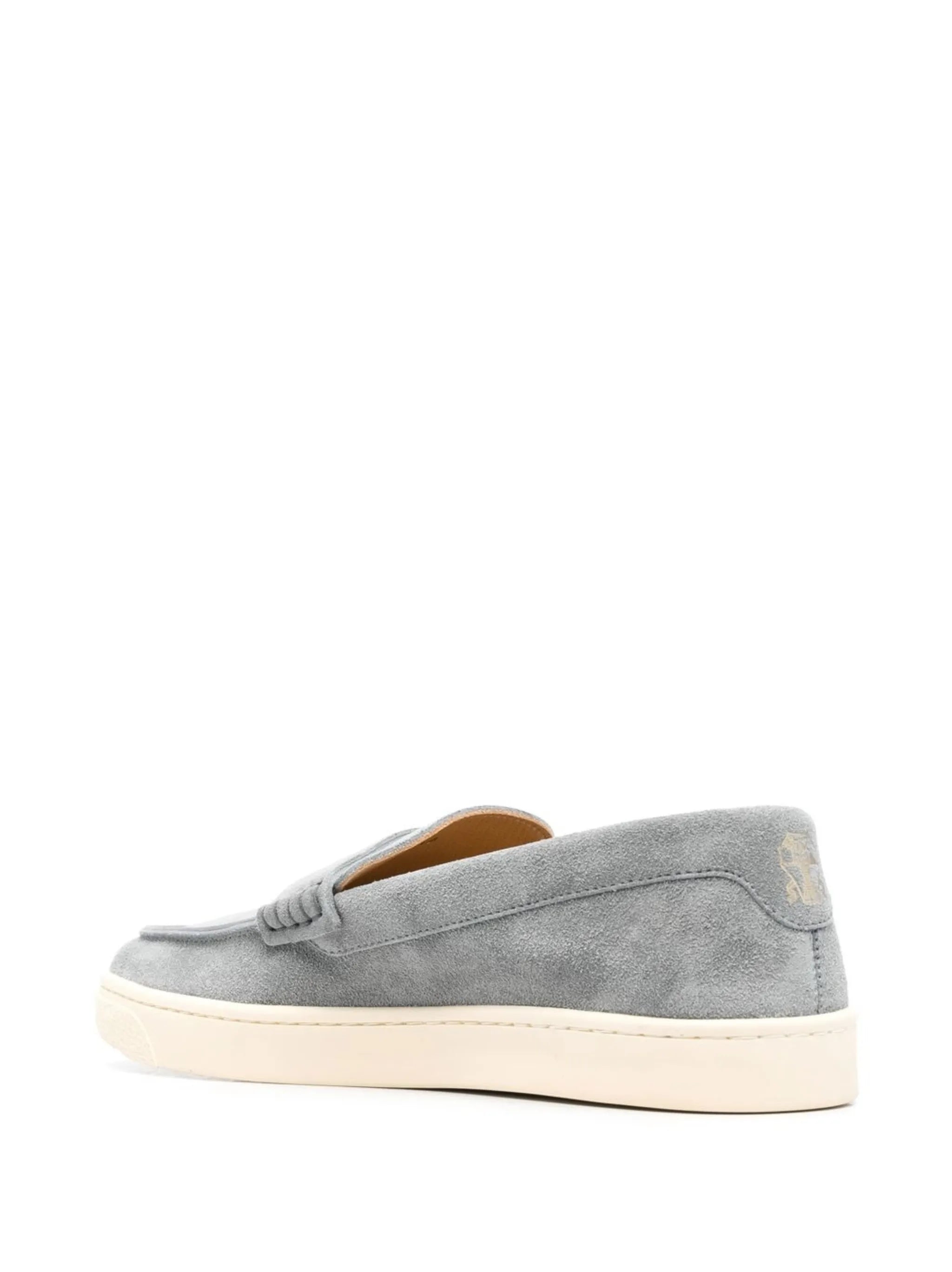 suede penny loafers