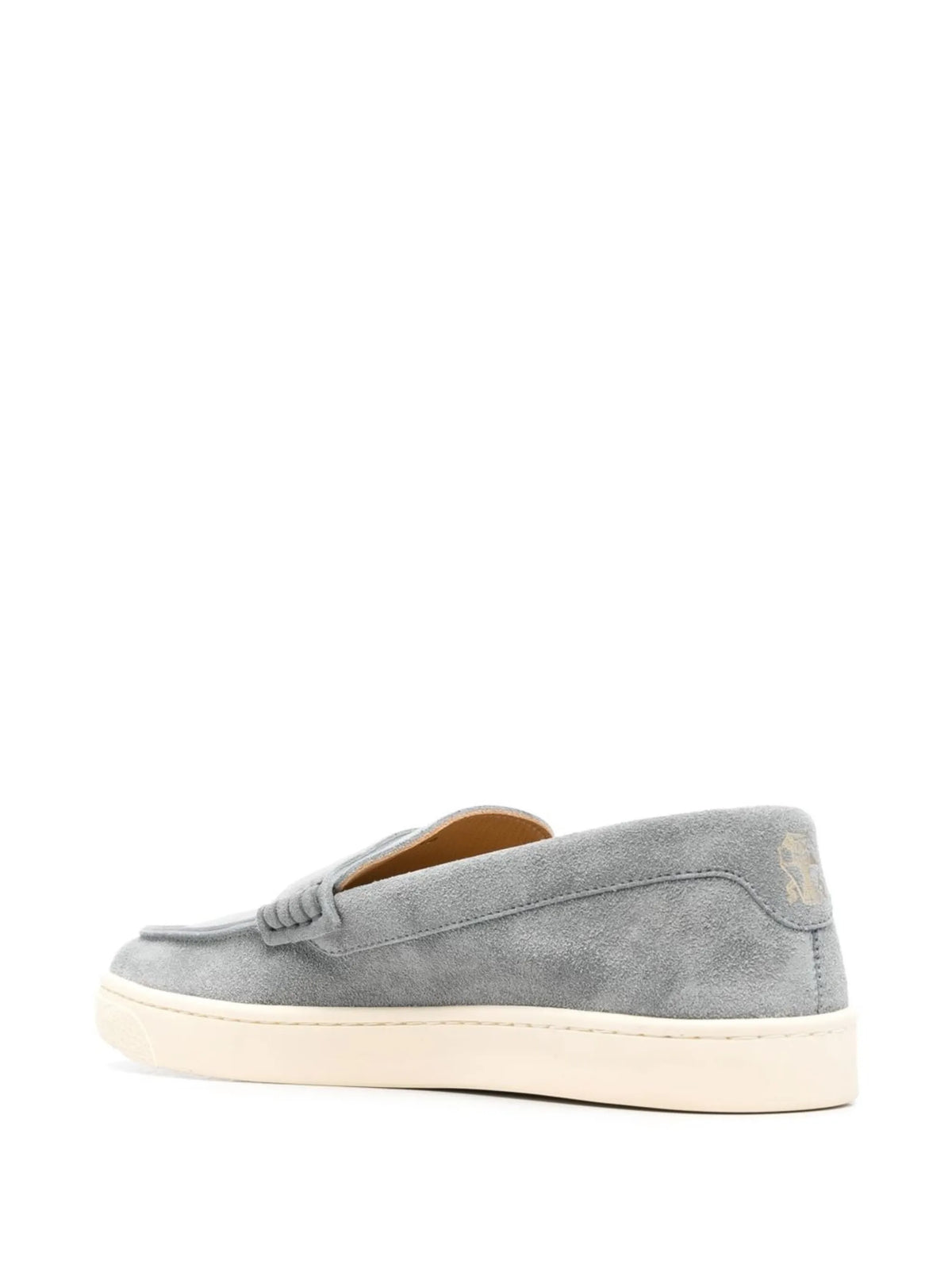 suede penny loafers