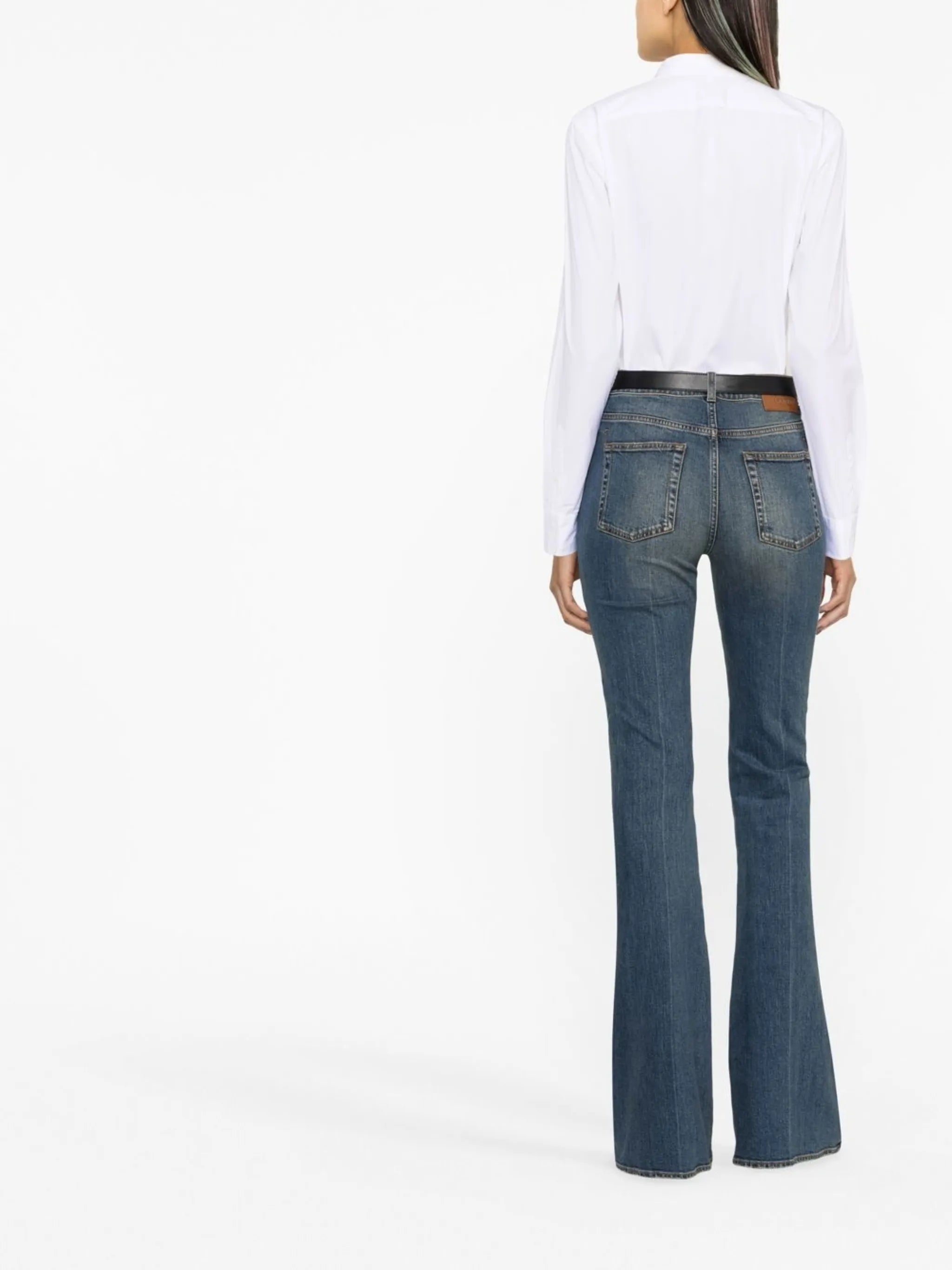 slim-fit cotton shirt