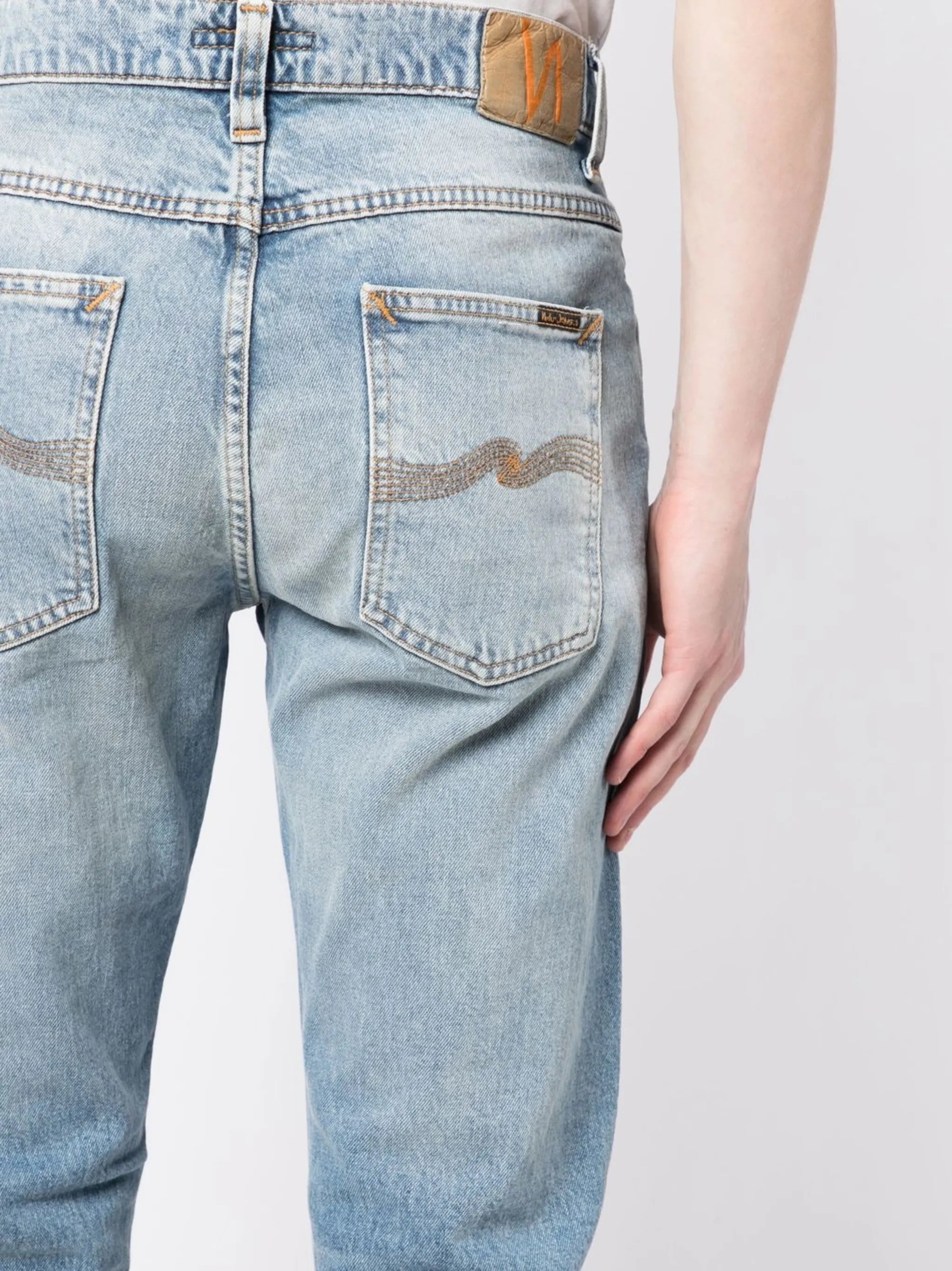straight-leg jeans