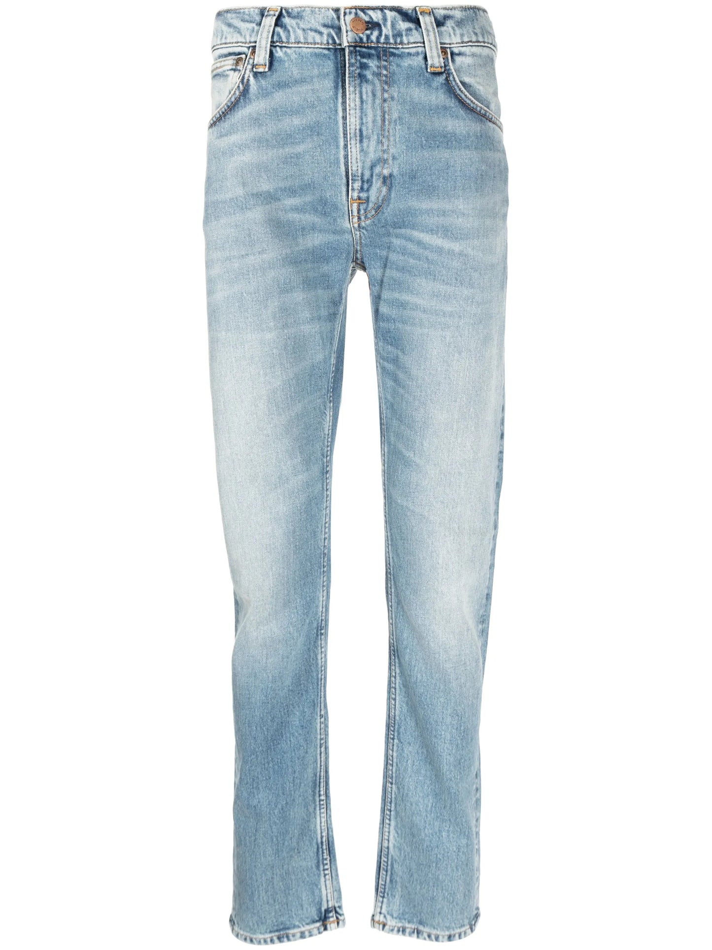 straight-leg jeans