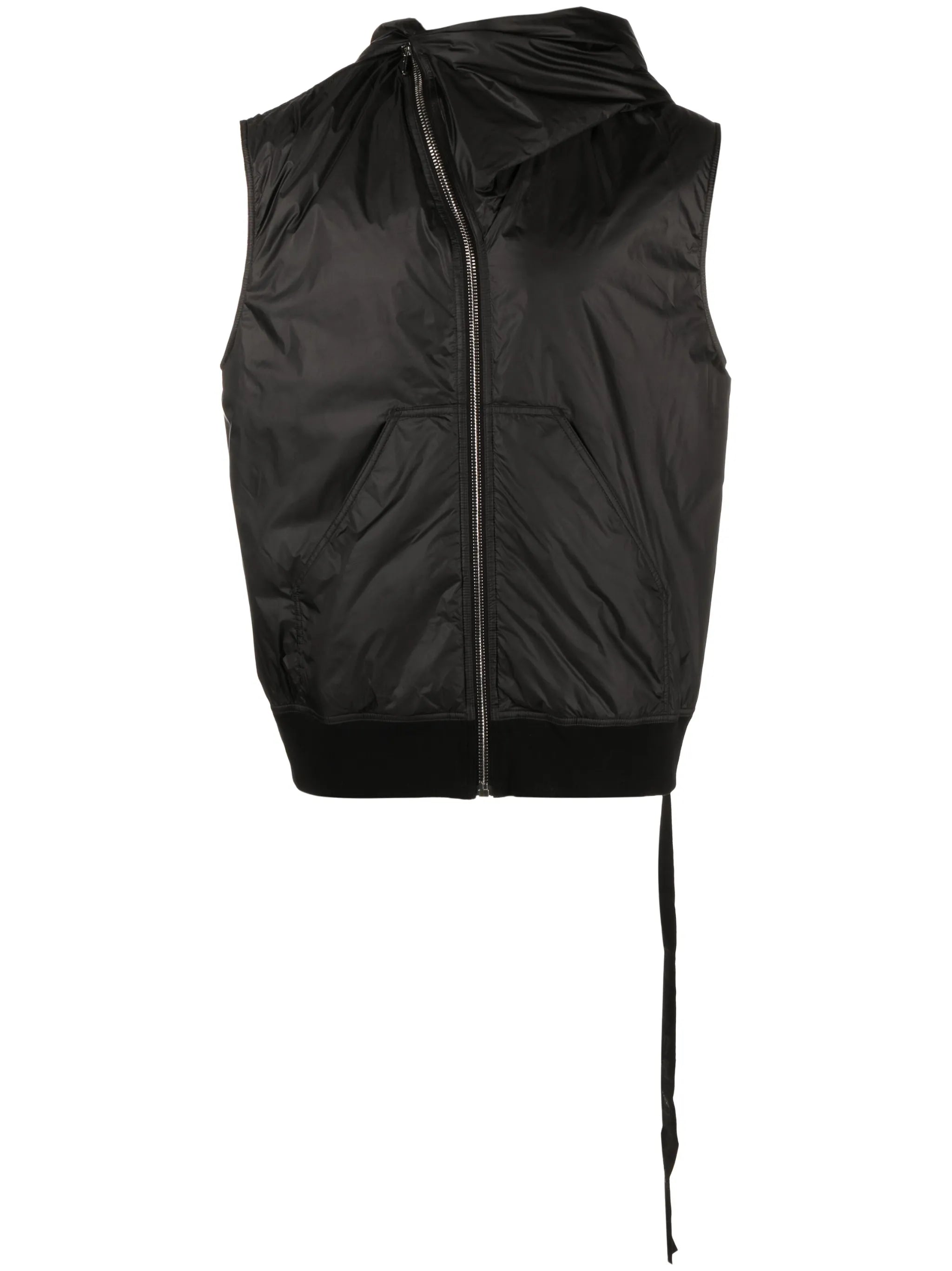 pouch-pocket zip-up hoodie