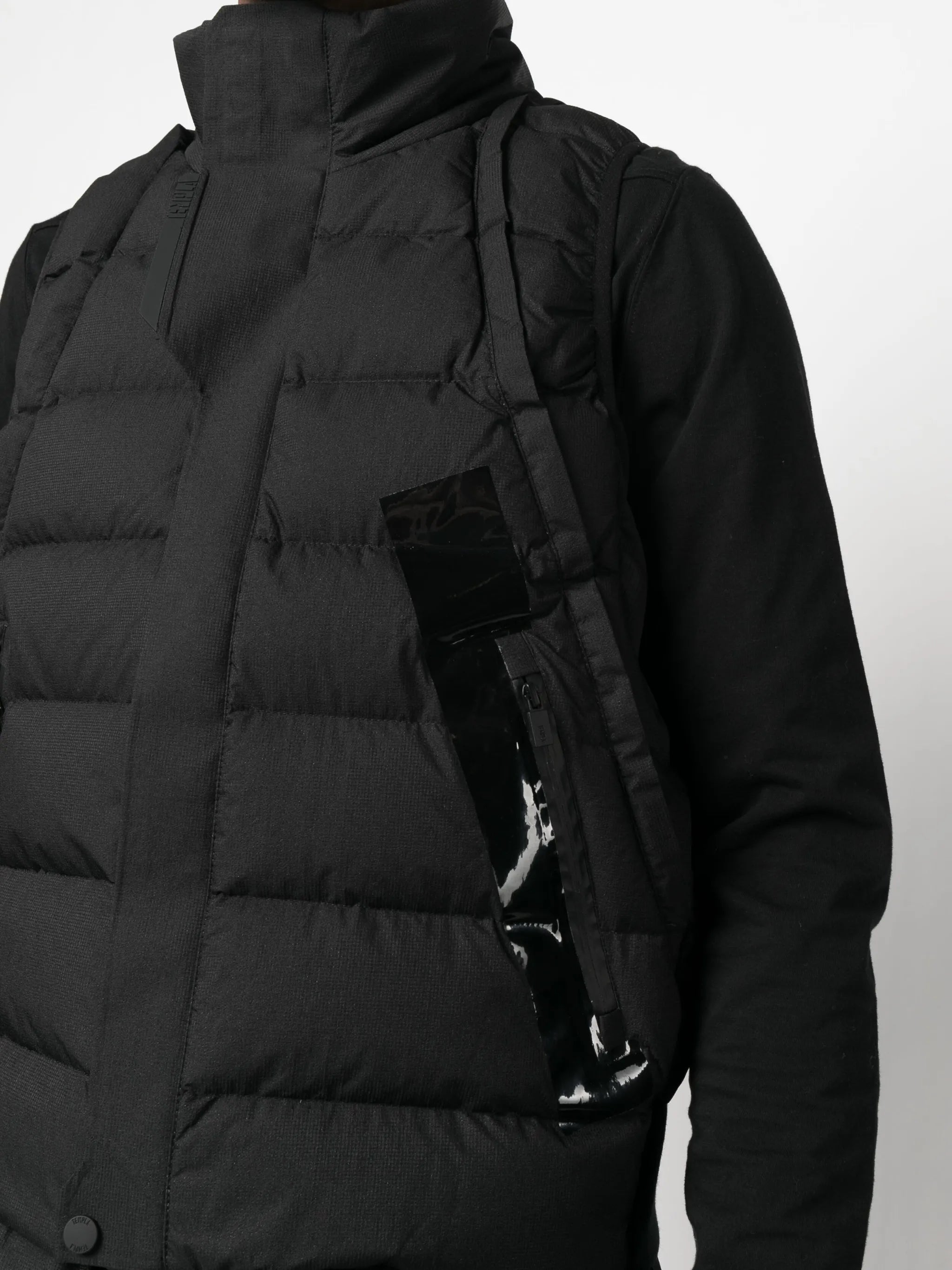 padded down vest