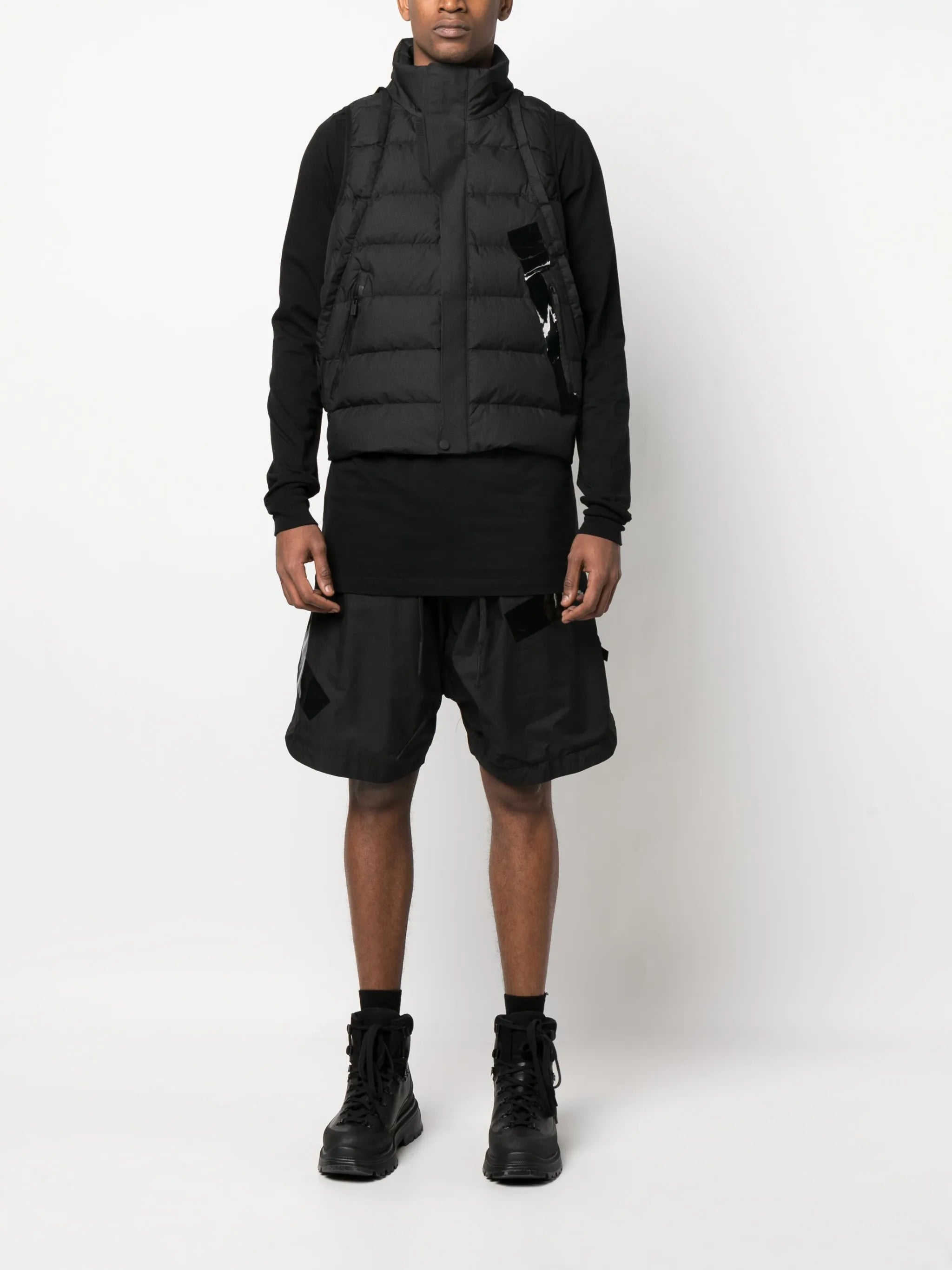 padded down vest
