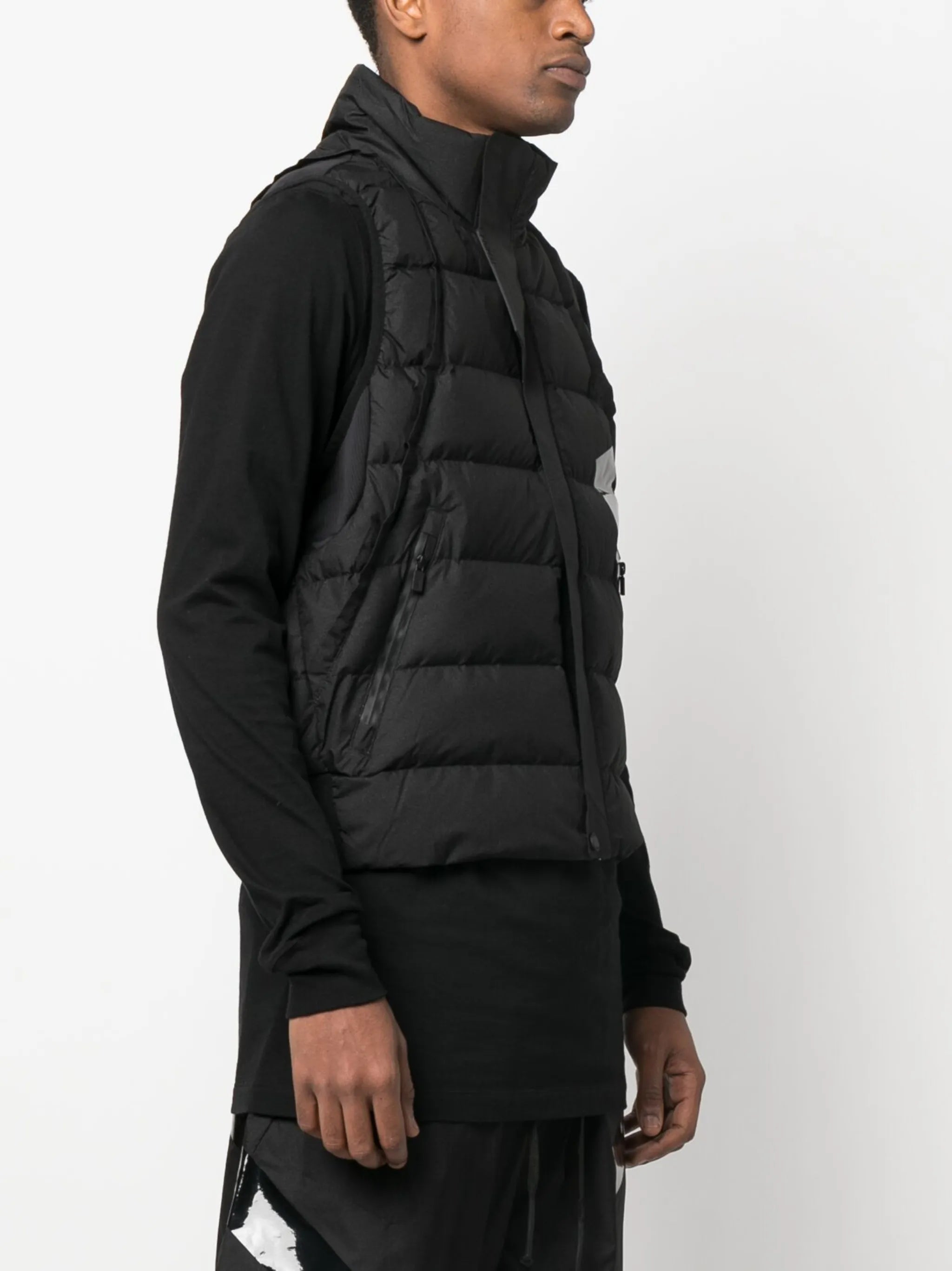 padded down vest