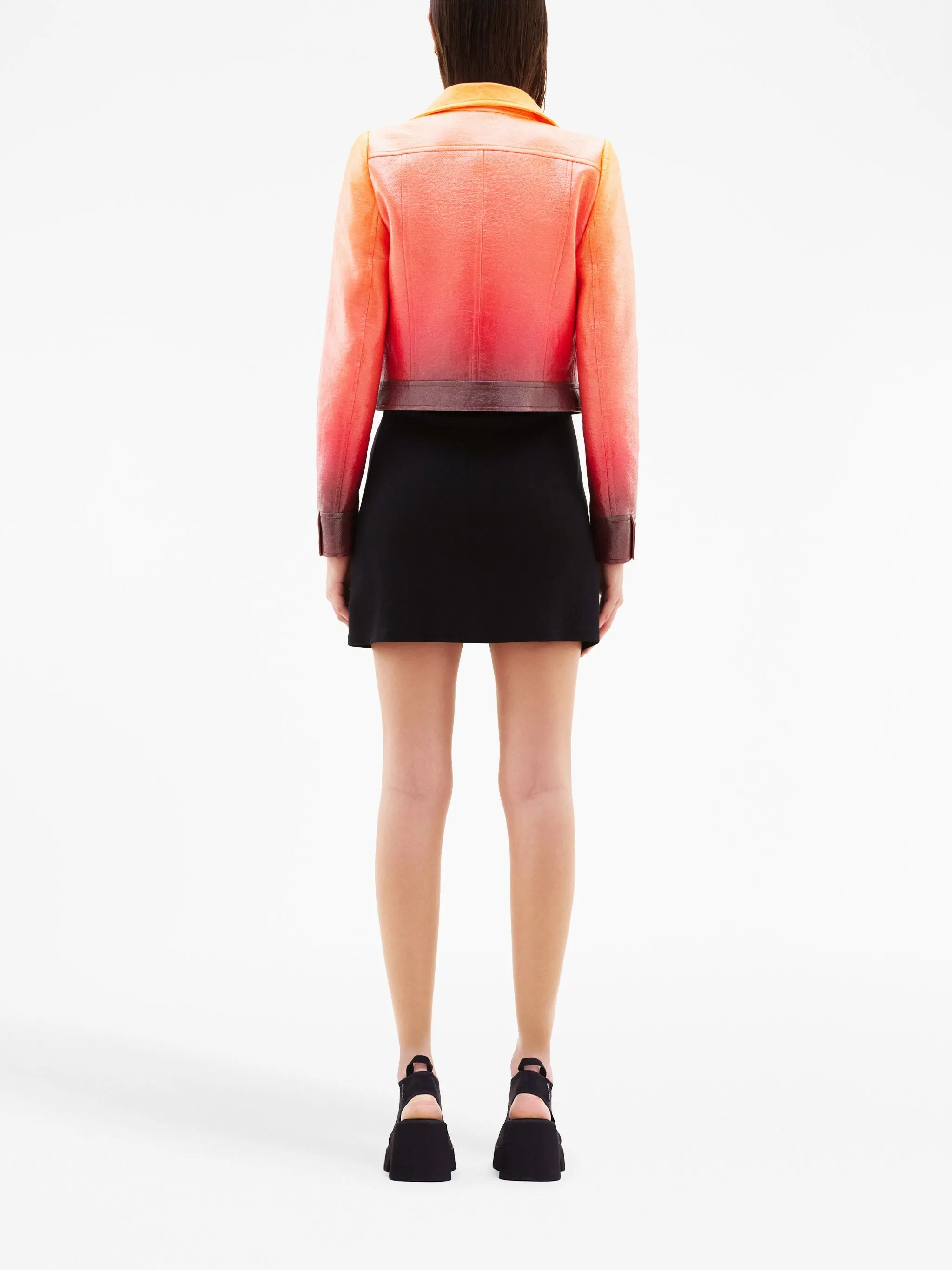 Vinyle gradient-effect jacket