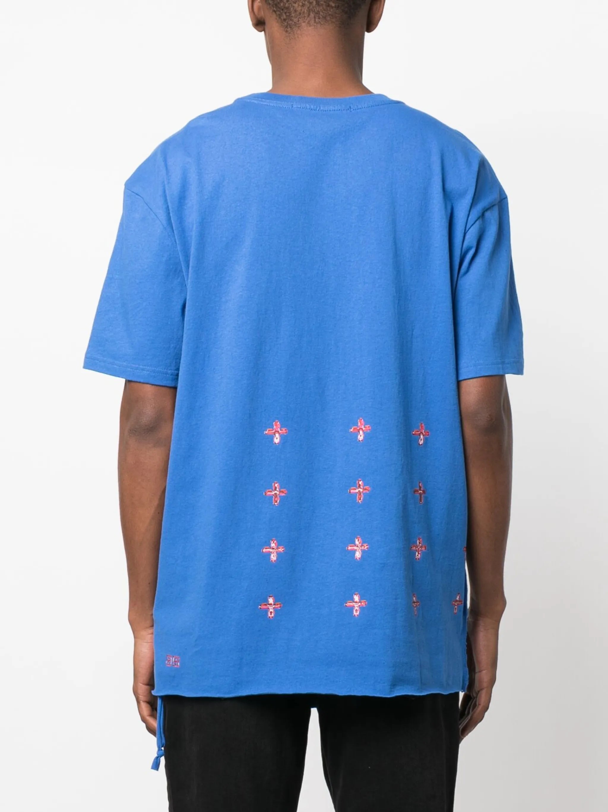 Supernet-print cotton T-shirt