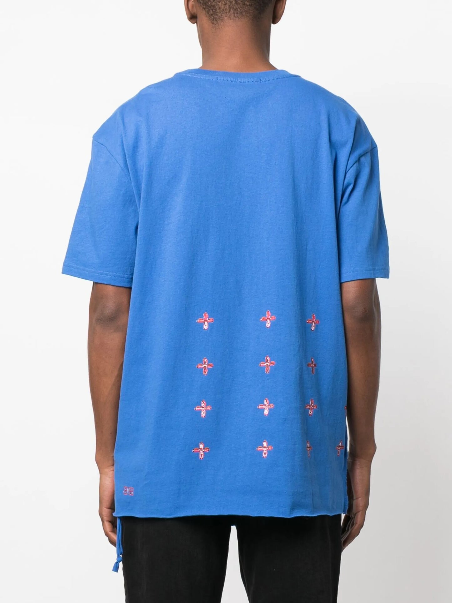 Supernet-print cotton T-shirt