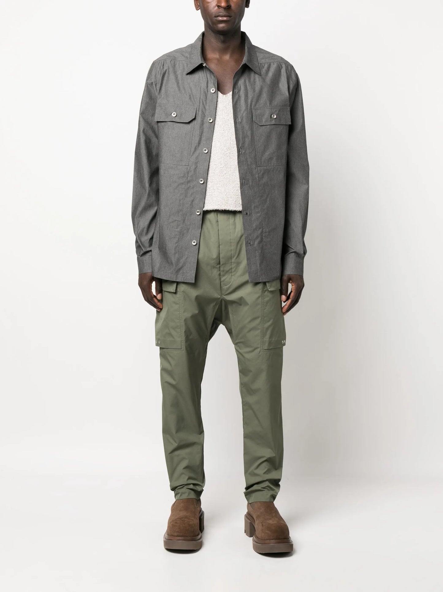 long-sleeve cotton shirt