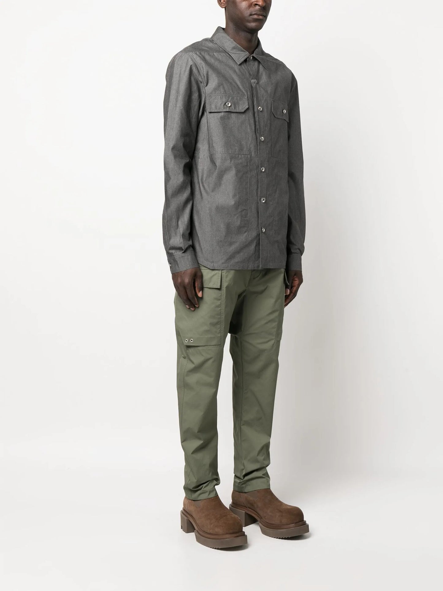 long-sleeve cotton shirt