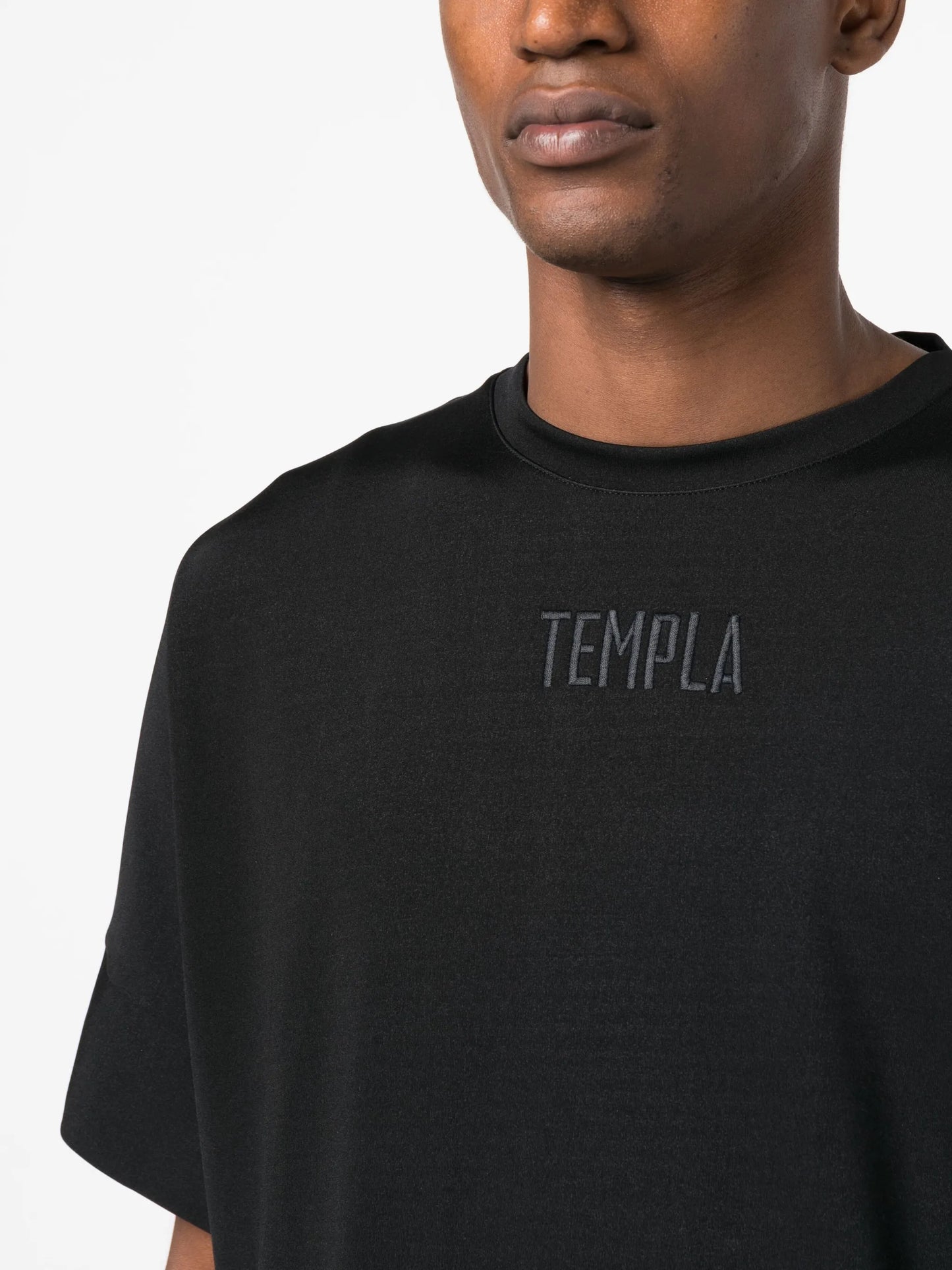 logo-embroidered crew-neck T-shirt