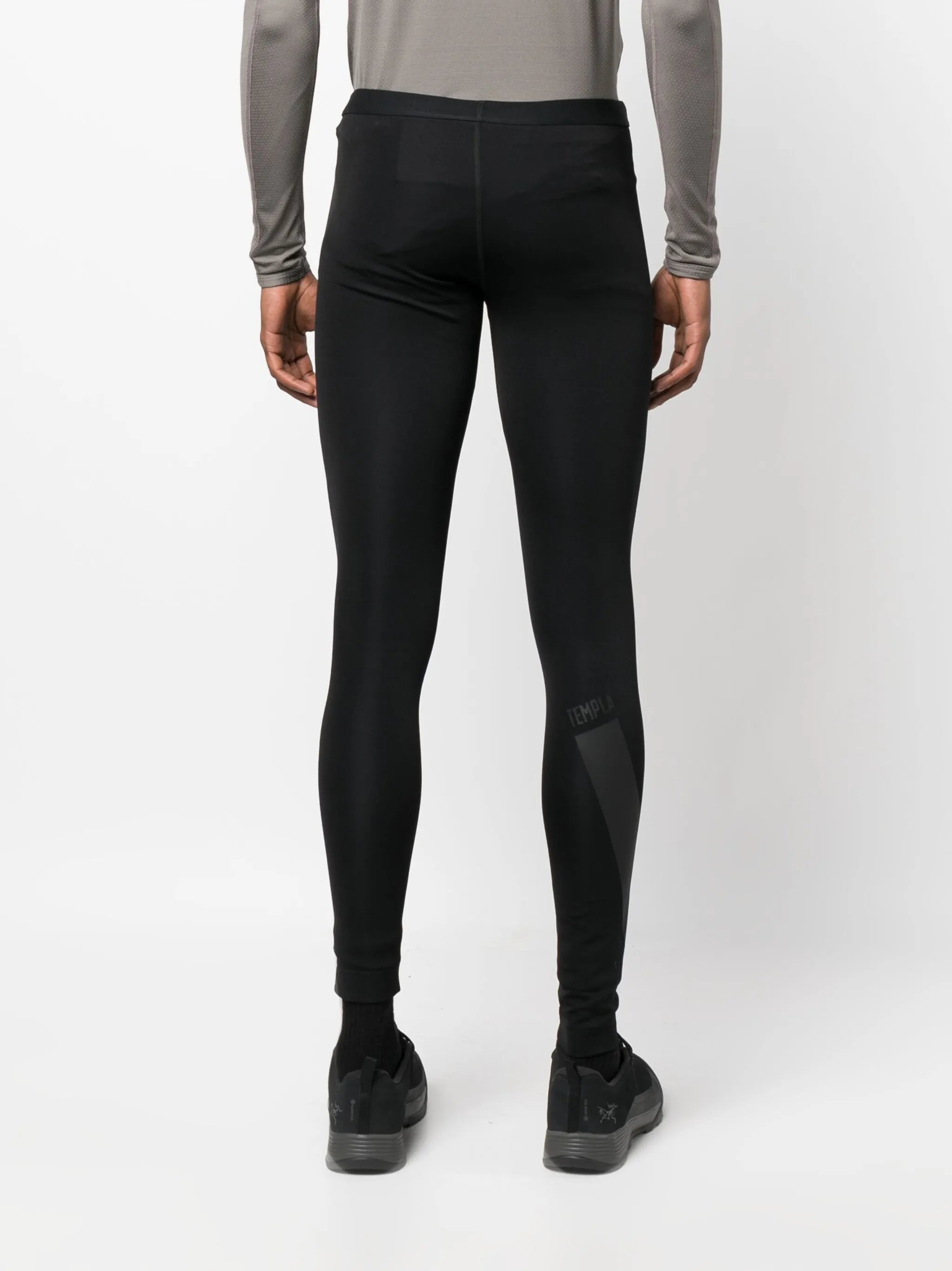 tape-detailing low-rise leggings
