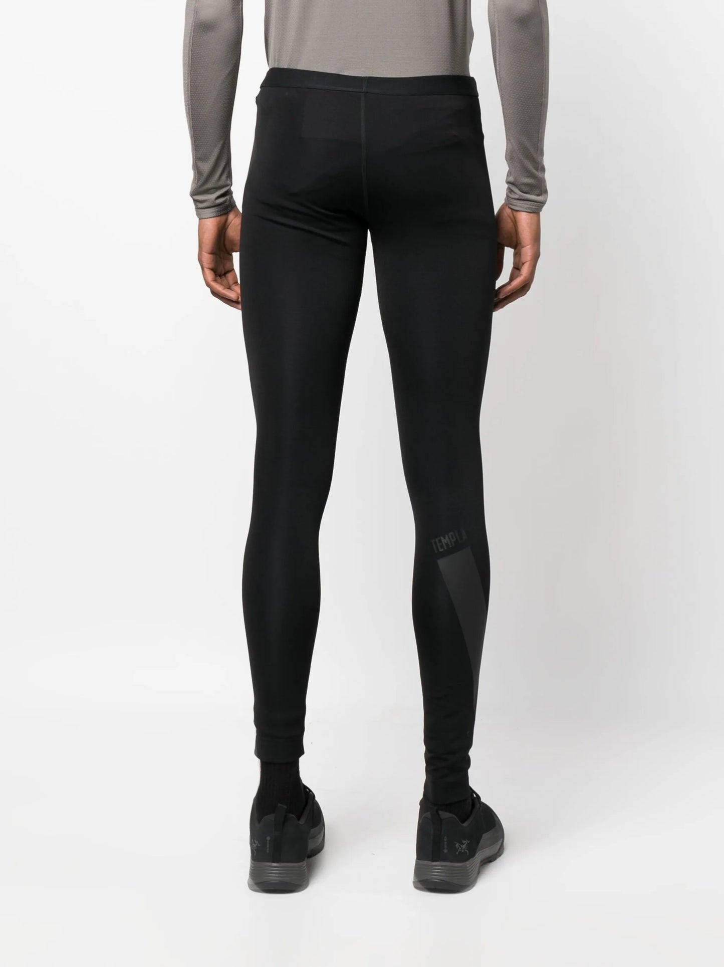 tape-detailing low-rise leggings