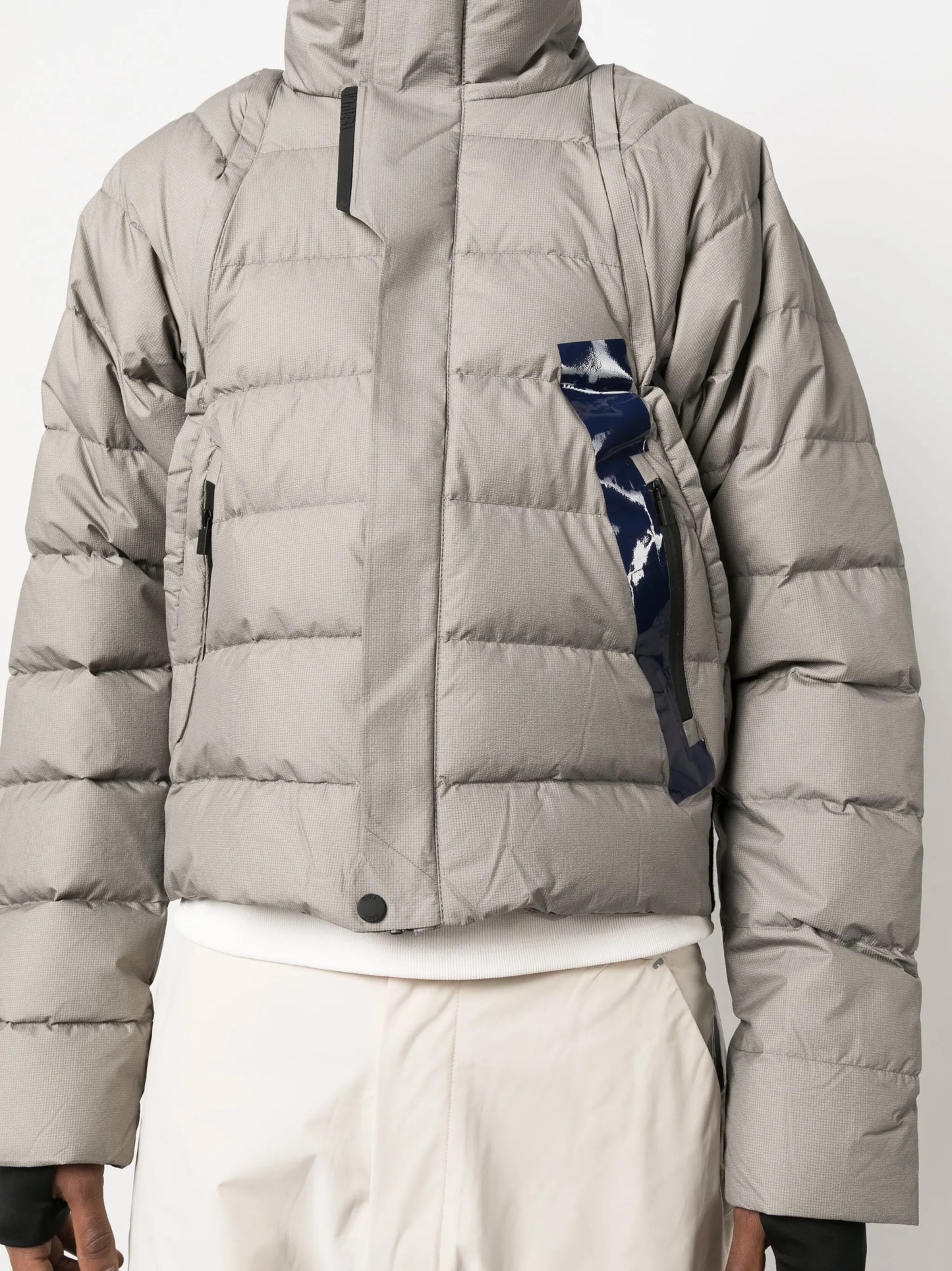 Modular padded down jacket