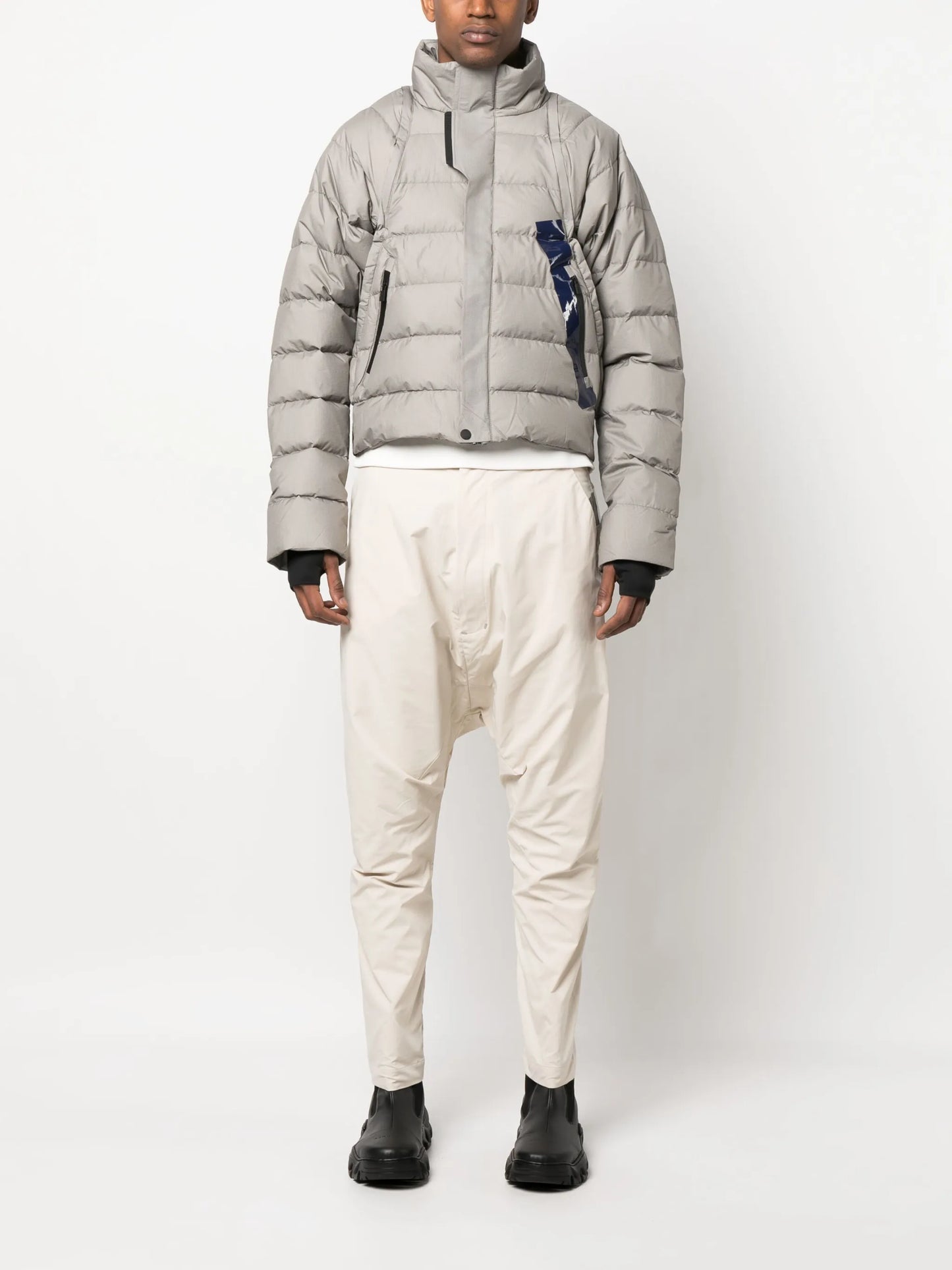 Modular padded down jacket