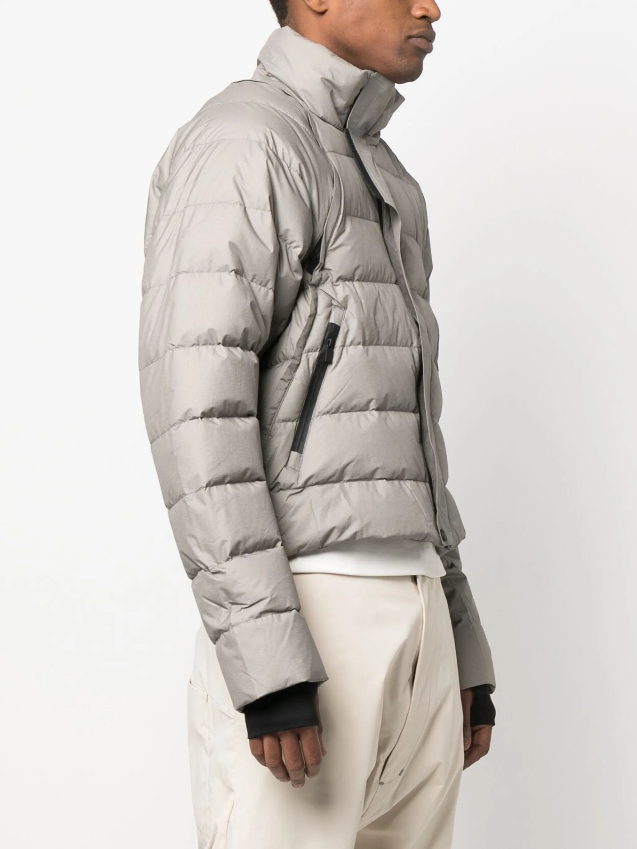 Modular padded down jacket