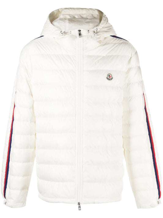 Agout logo-patch puffer jacket