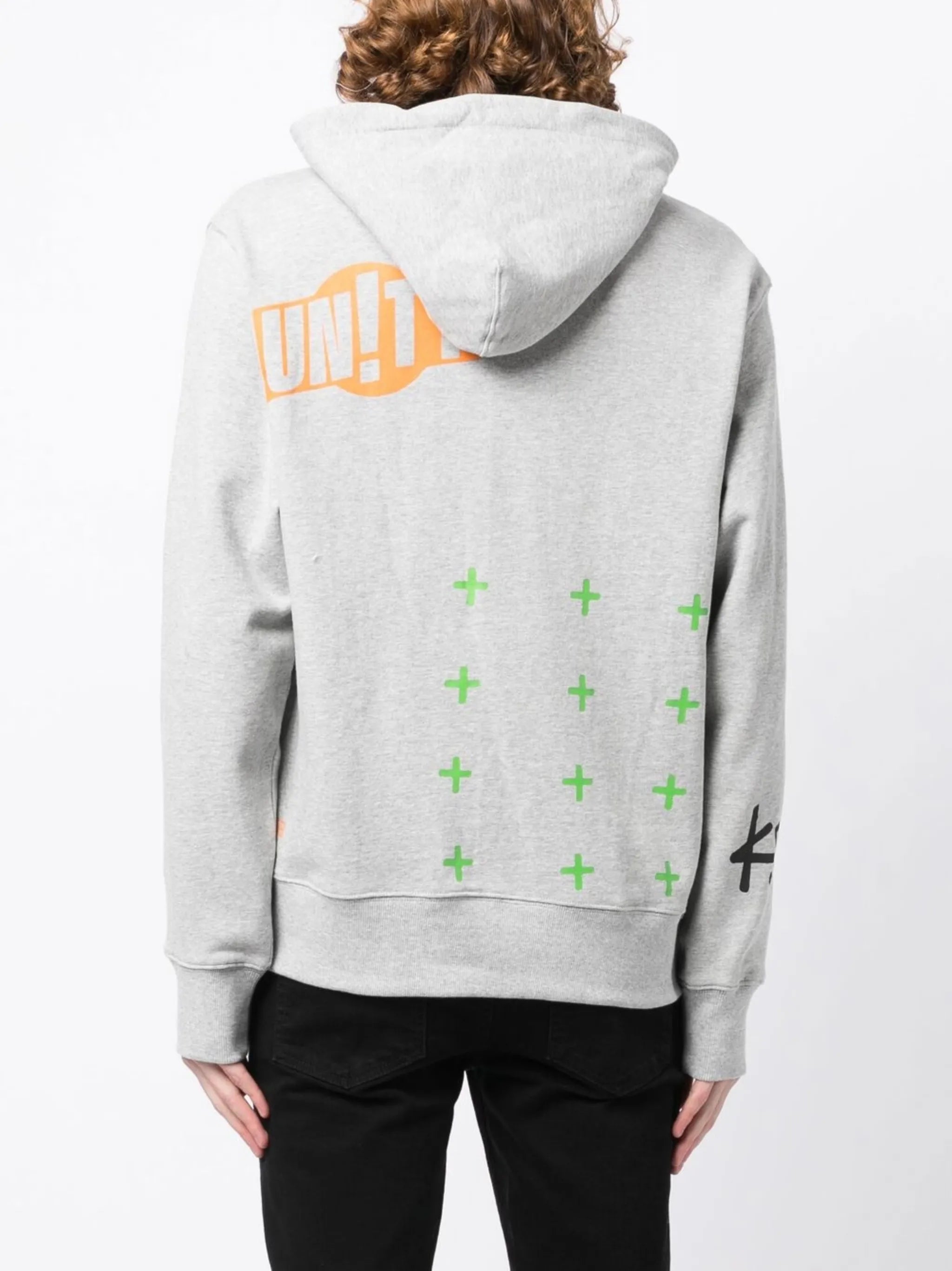 cotton logo-print hoodie