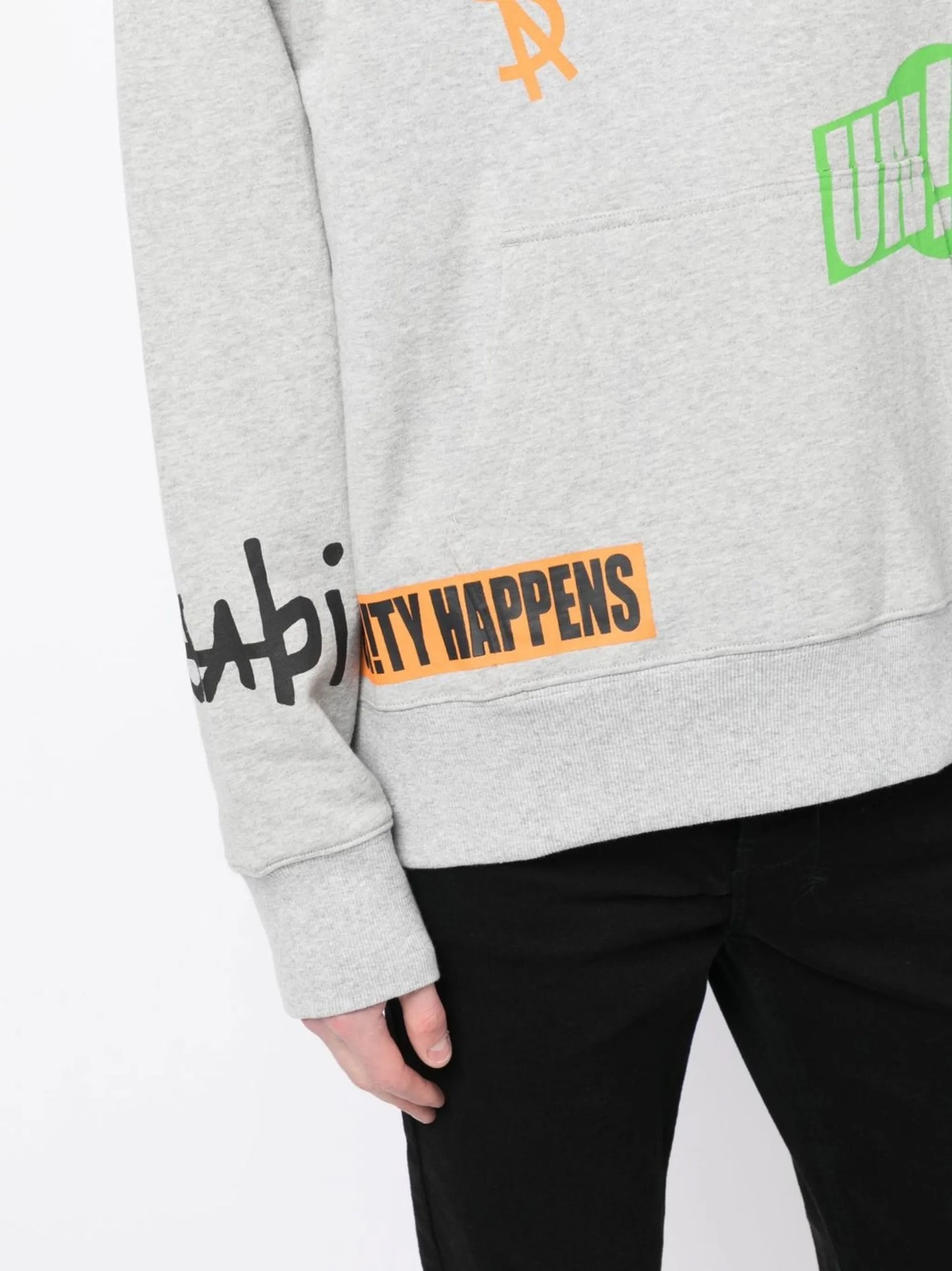 cotton logo-print hoodie