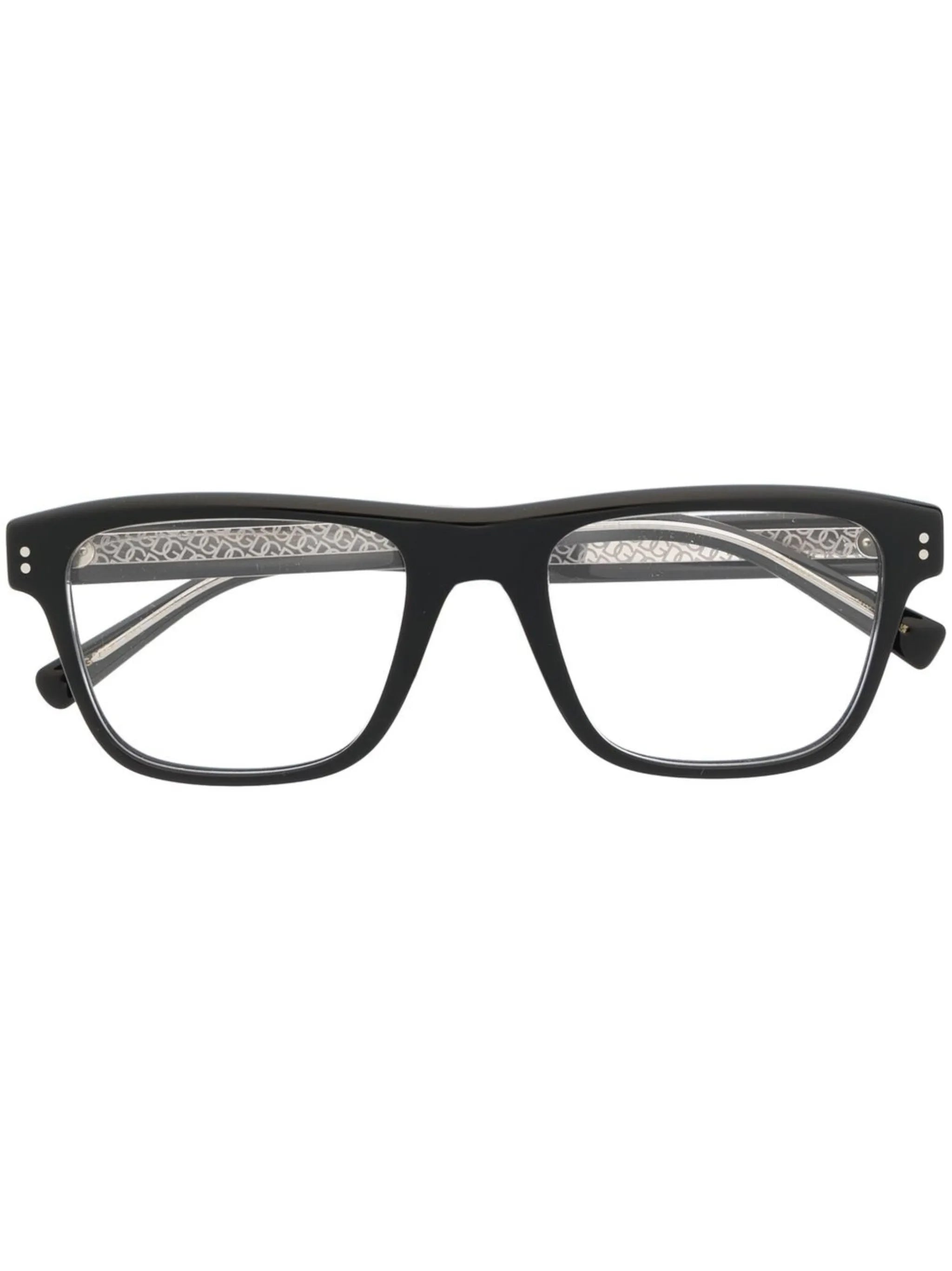 rectangle-frame glasses