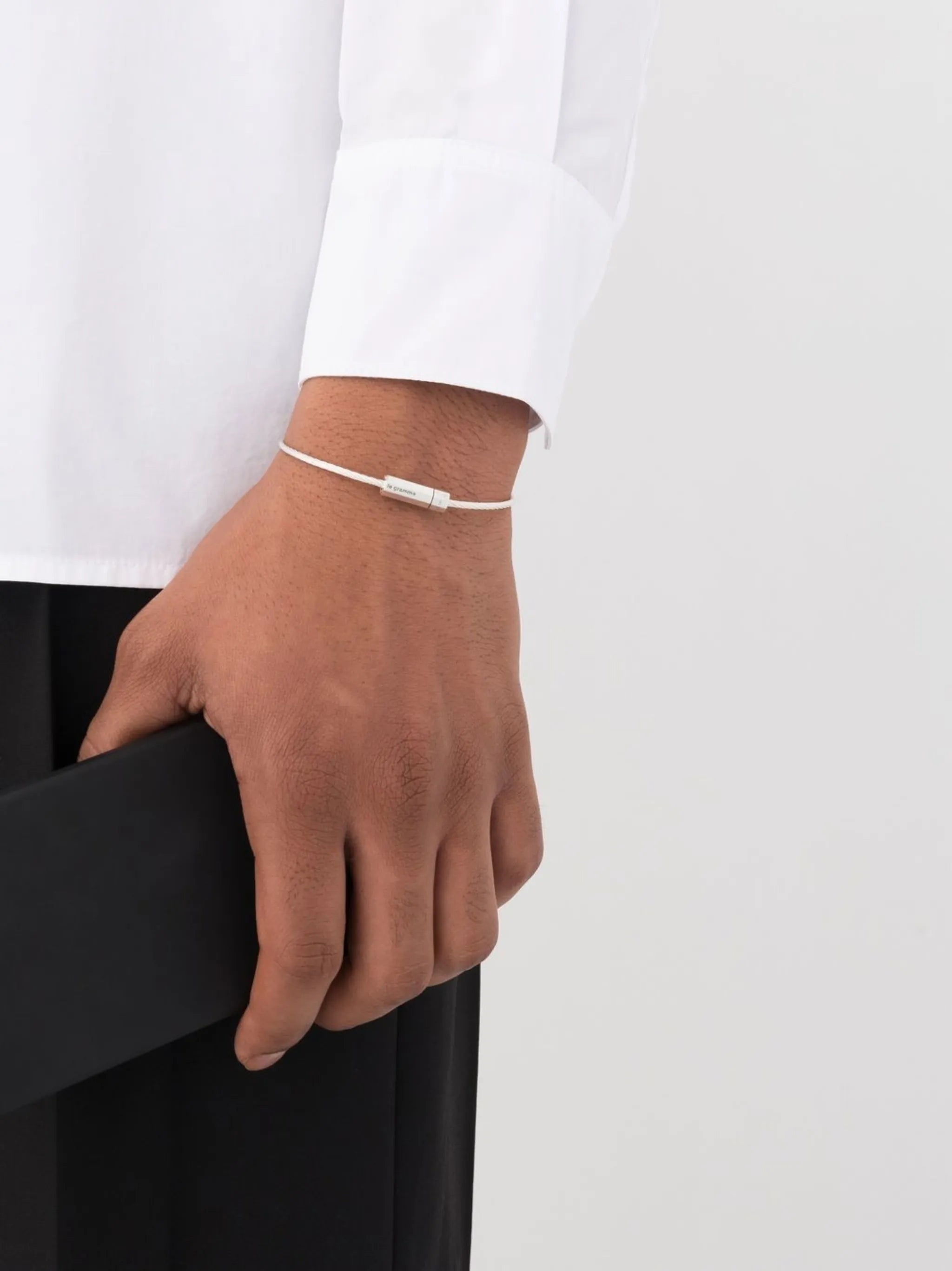 Cable Octogone diamond bracelet