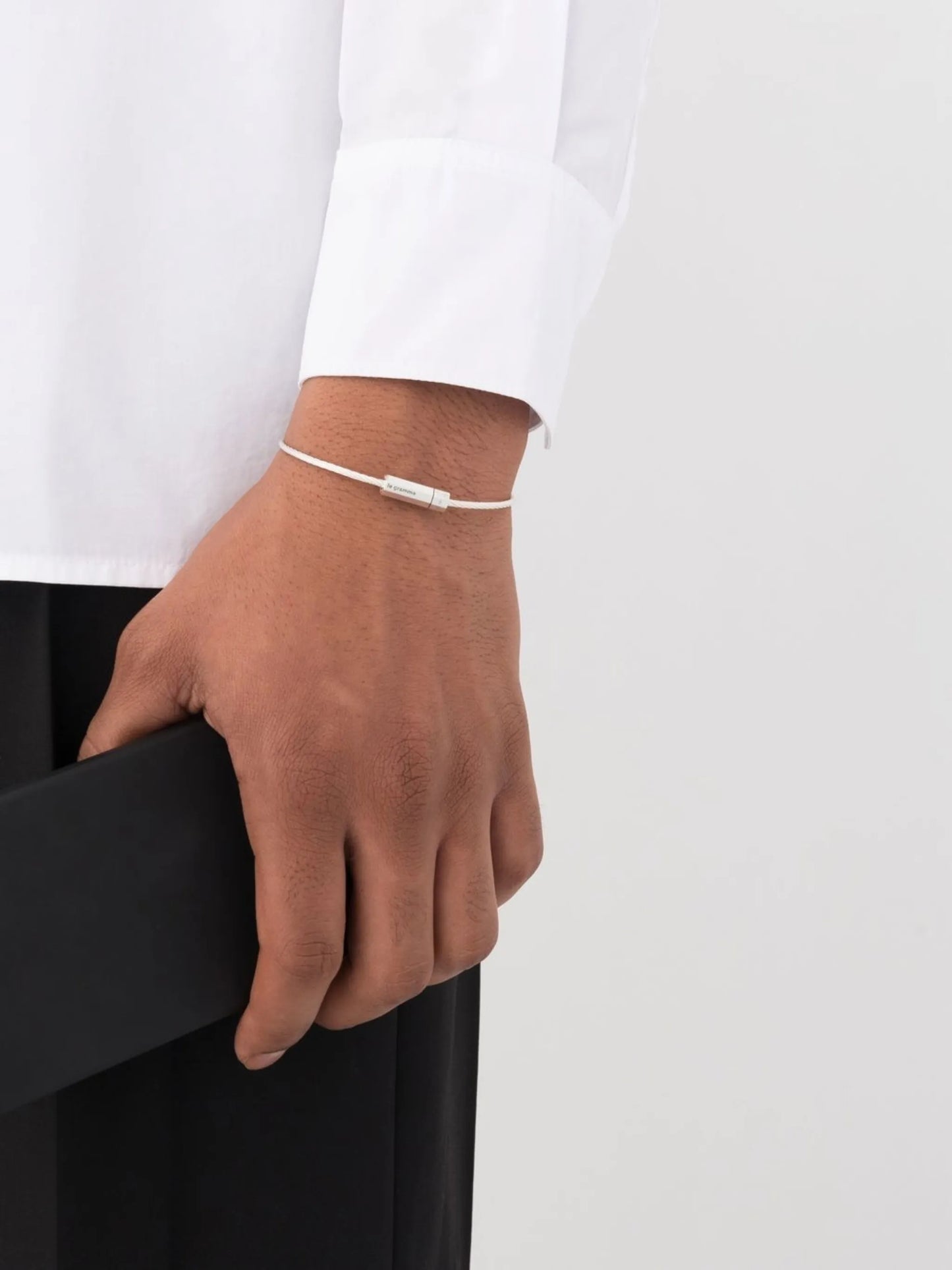 Cable Octogone diamond bracelet