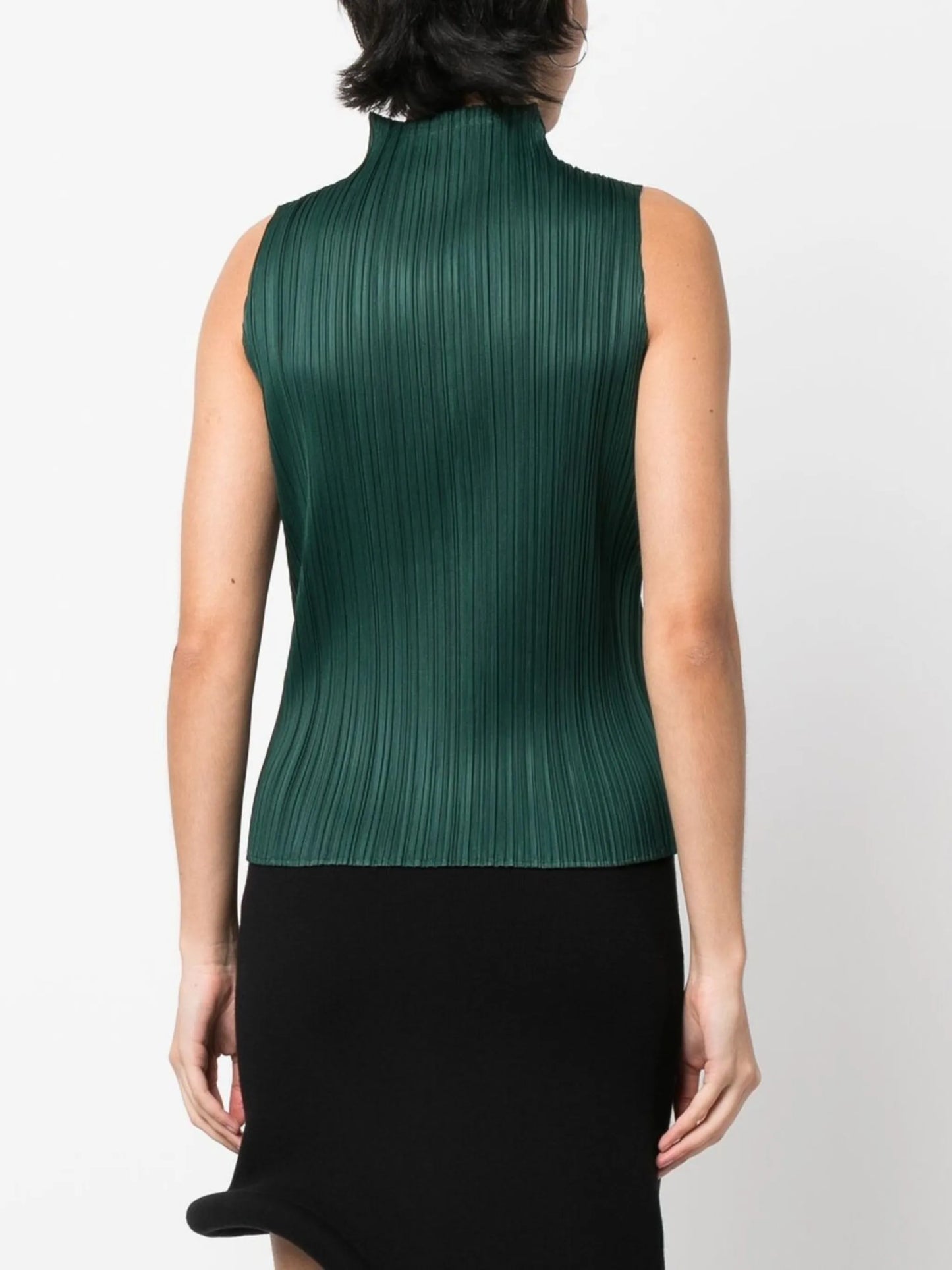 micro-pleat blouse