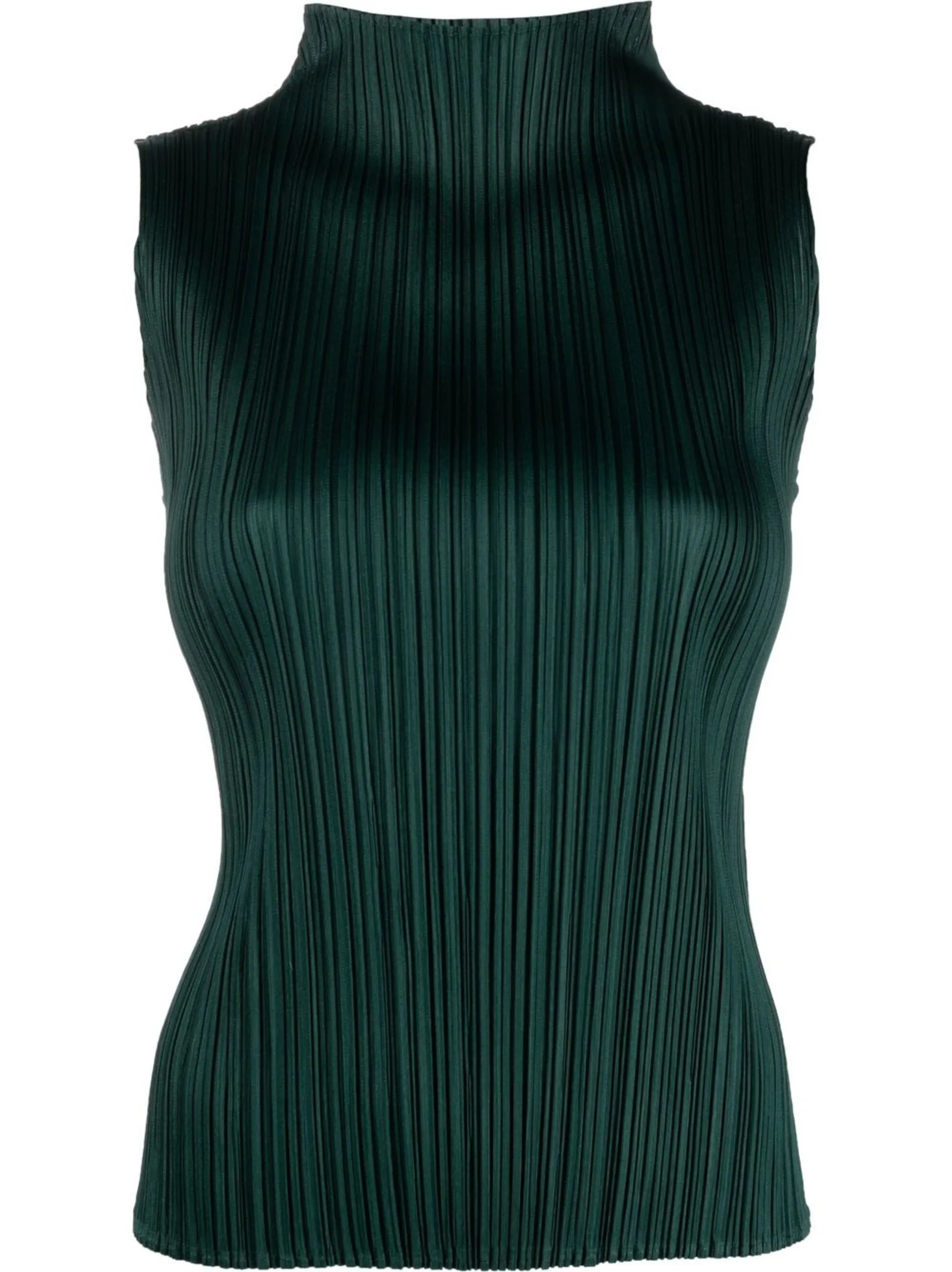 micro-pleat blouse