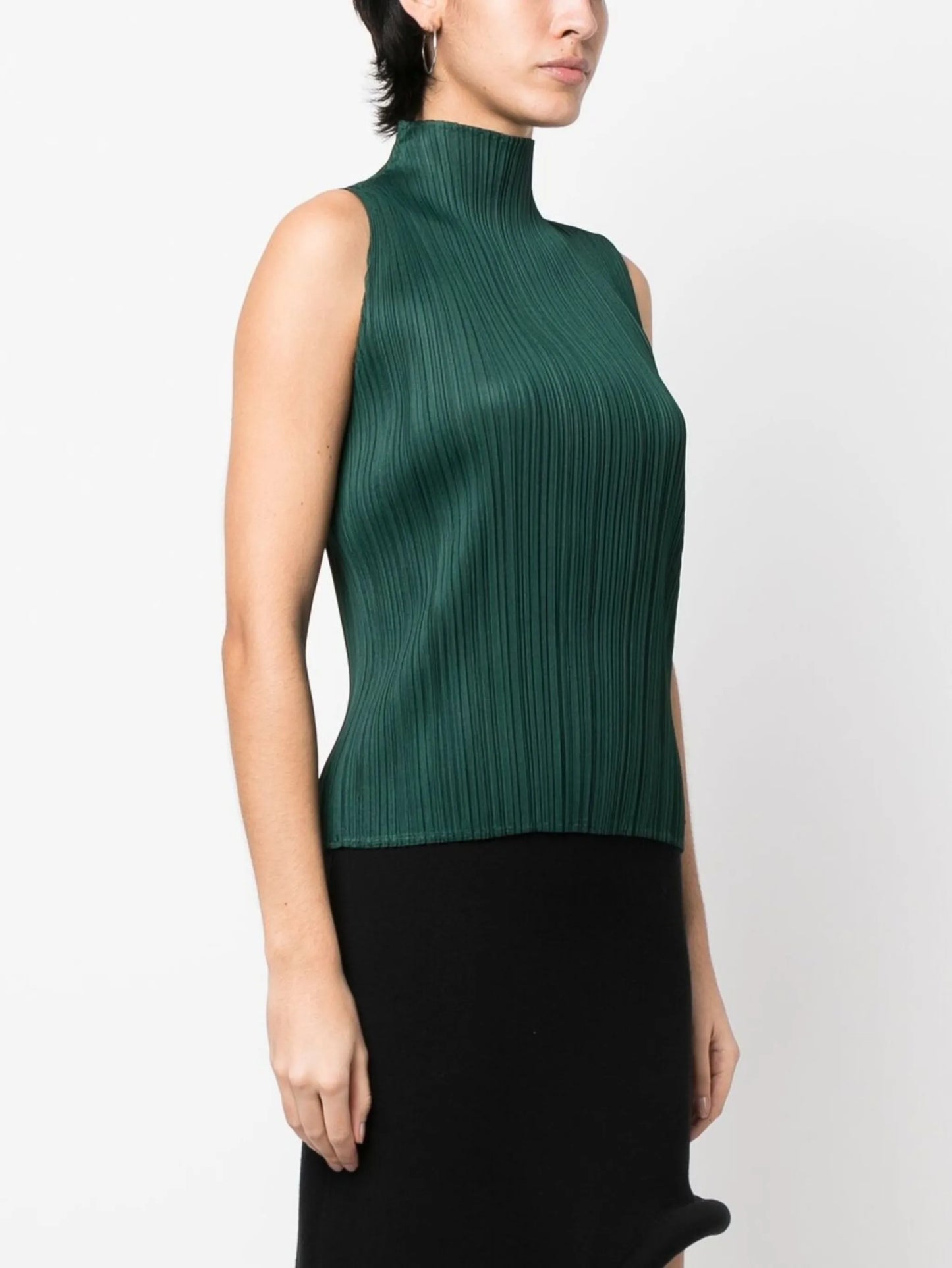 micro-pleat blouse