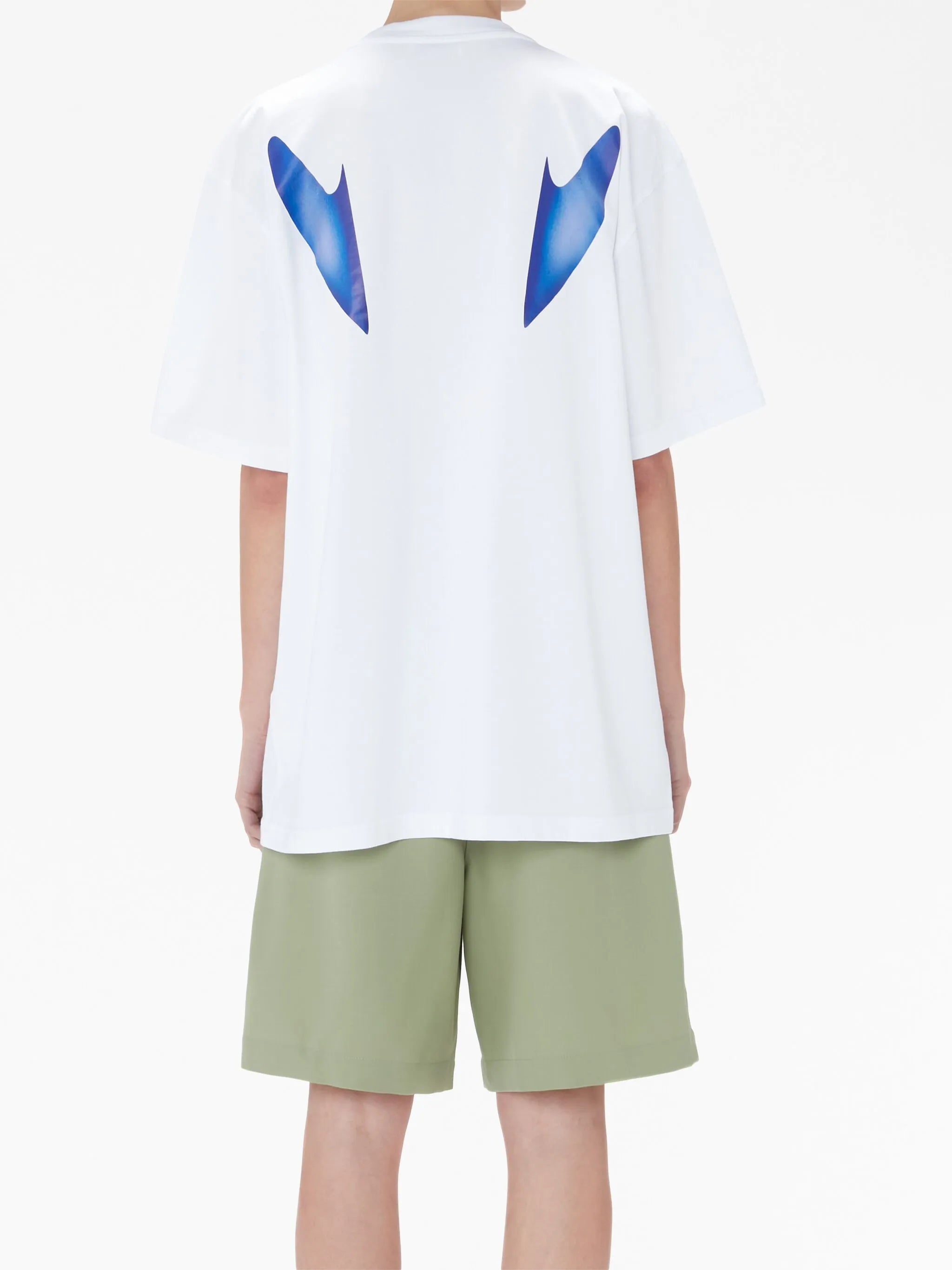 fin-print T-shirt
