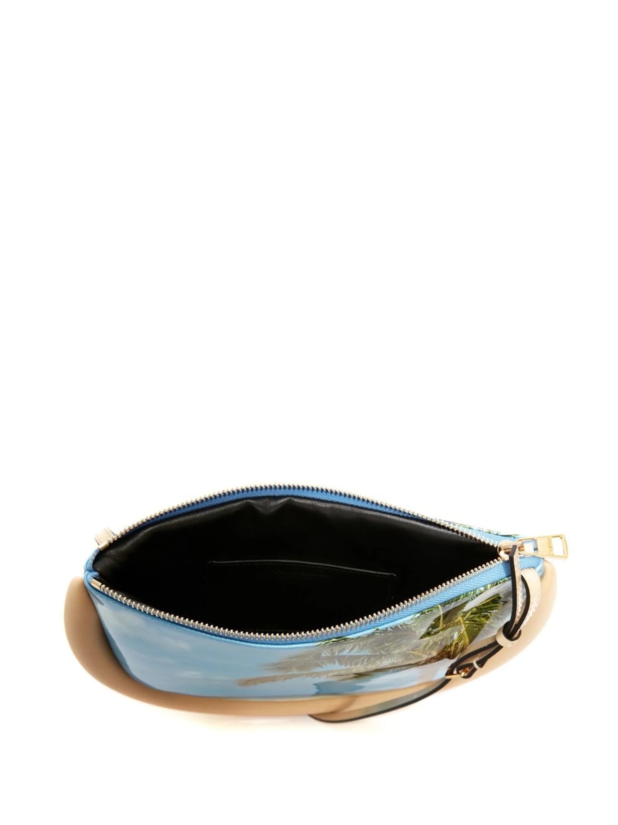 Bumper-Moon leather shoulder bag