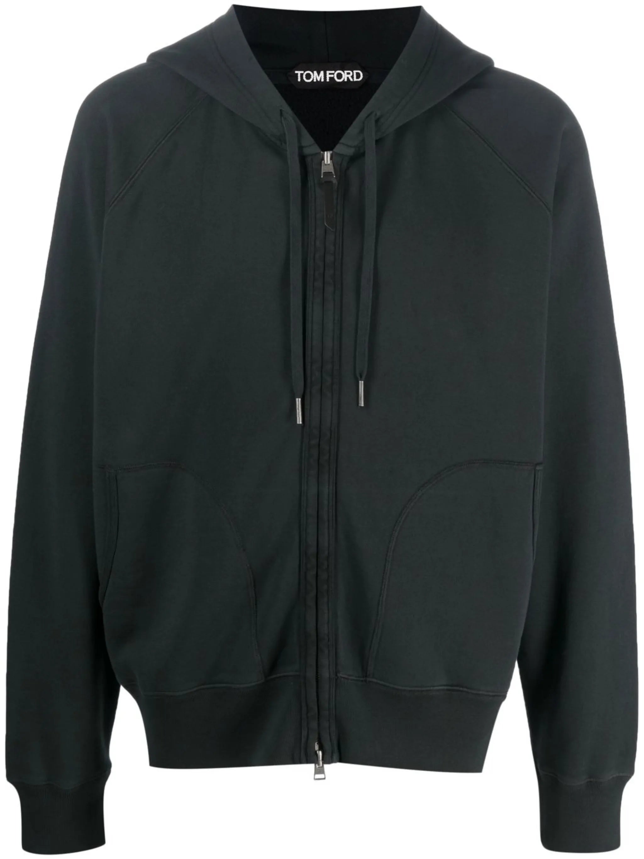 pouch-pocket zip hoodie