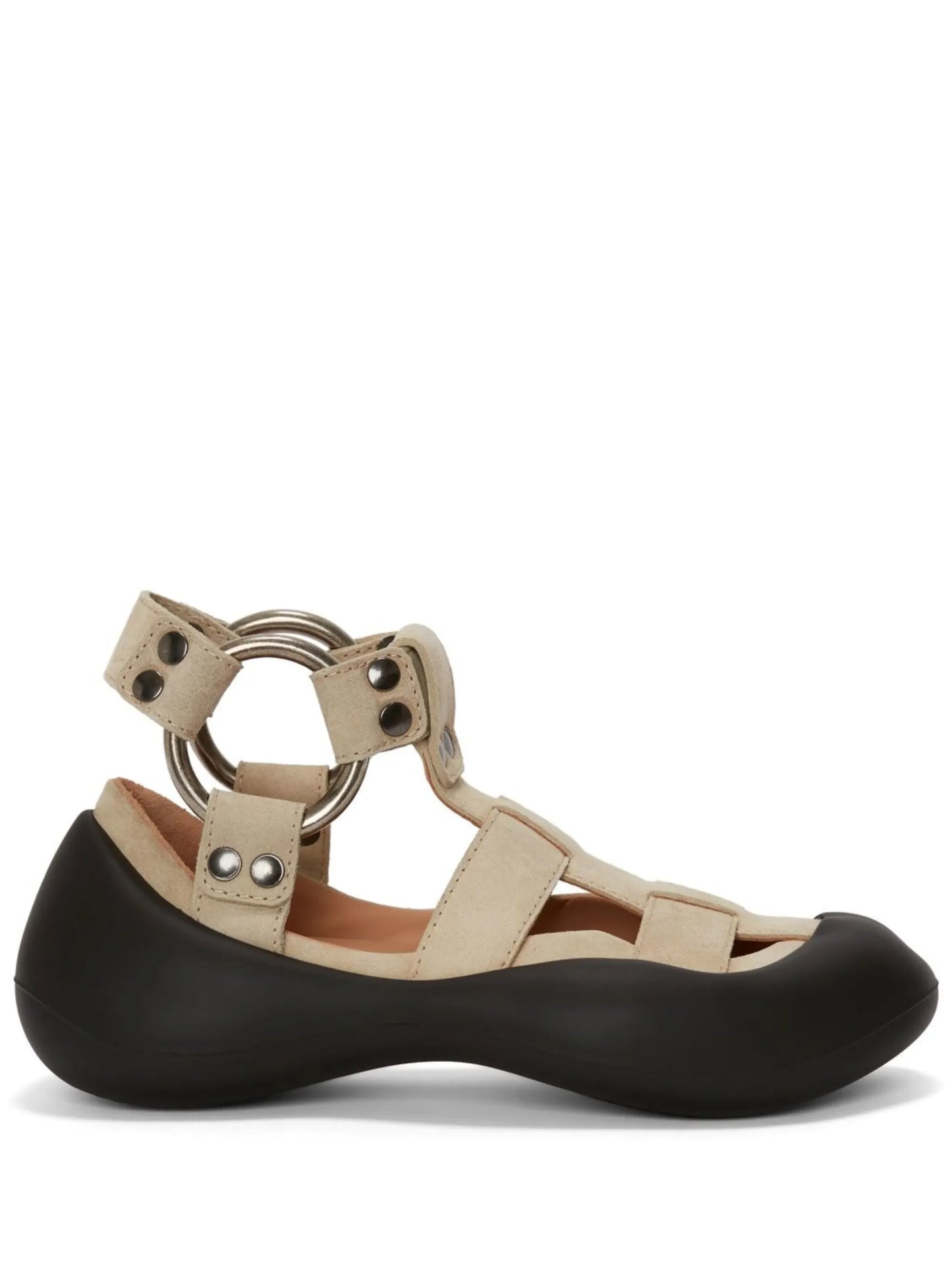 Bubble flat sandals