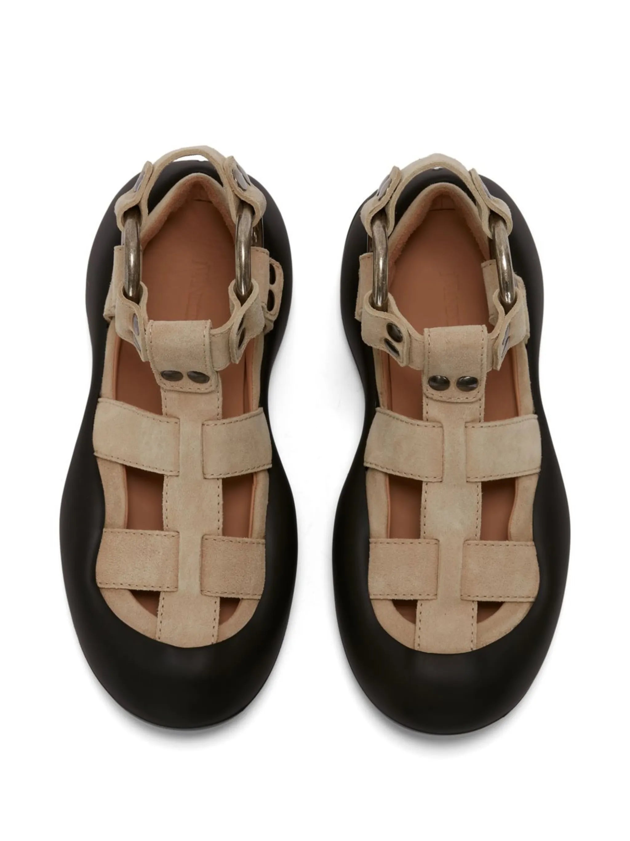 Bubble flat sandals