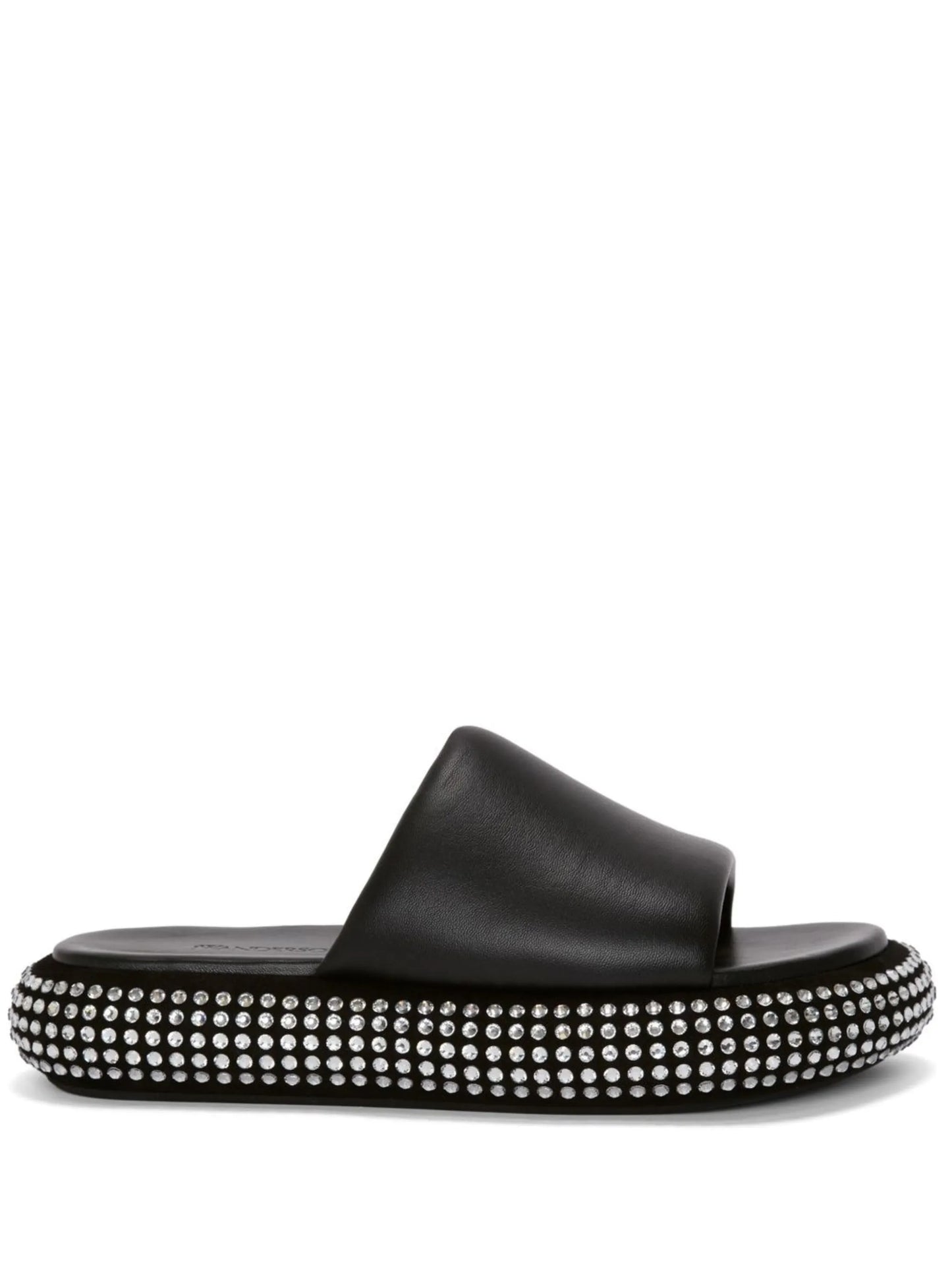 crystal bumper-tube platform sandals