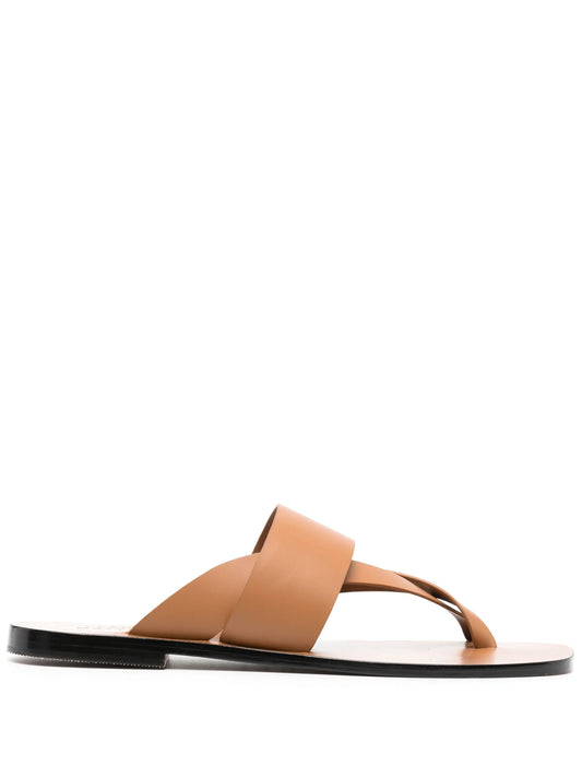 Silba cross-toe leather sandals