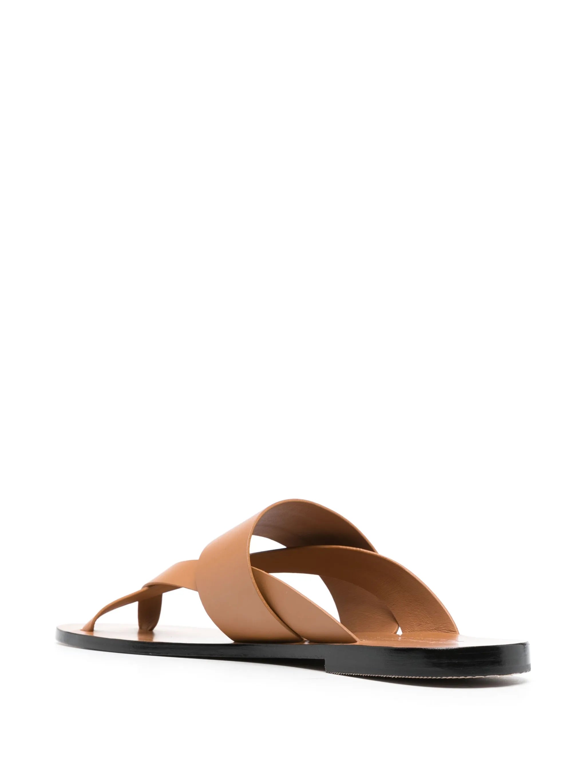Silba cross-toe leather sandals