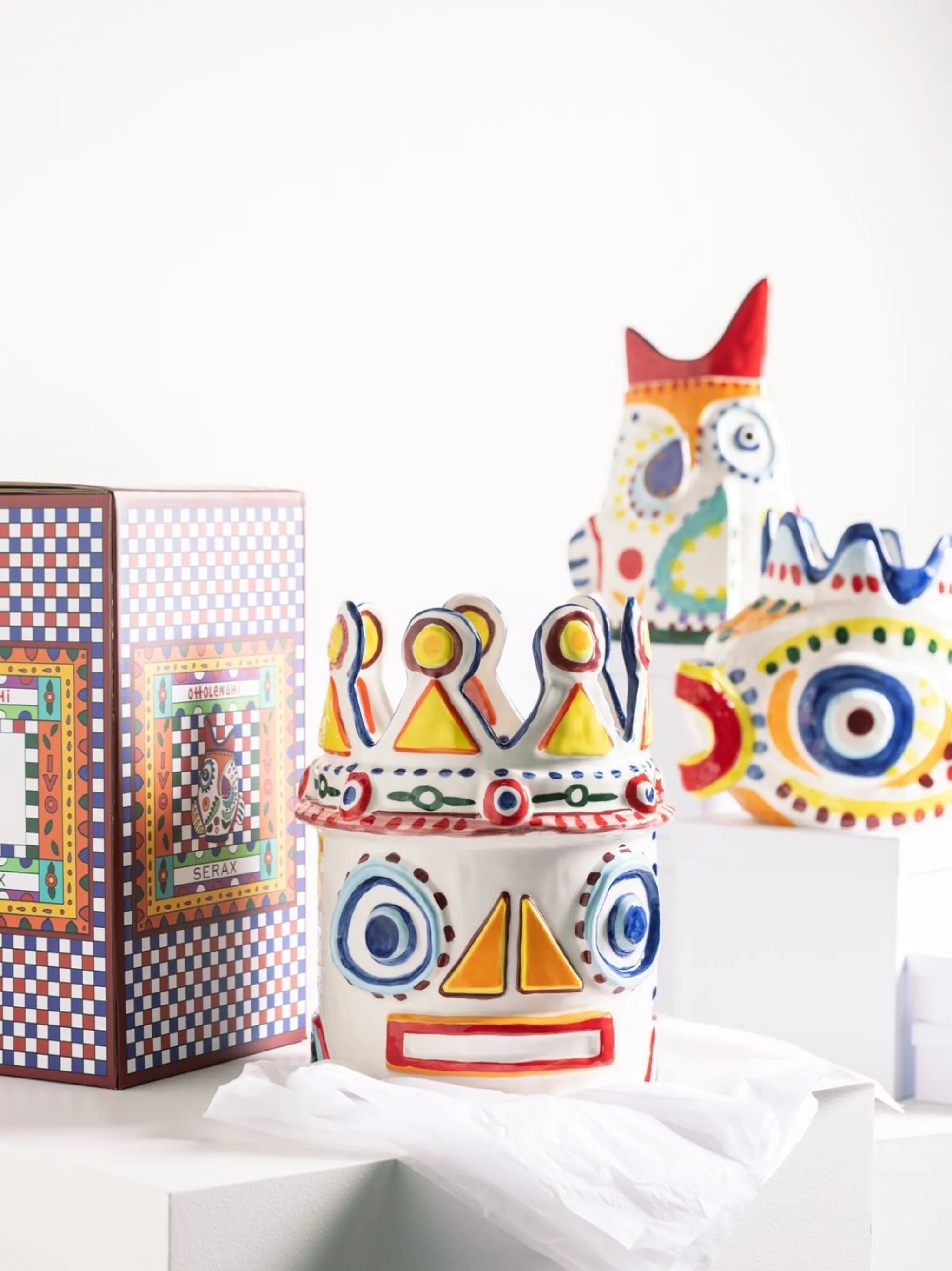 Sicily 3D painted vase
