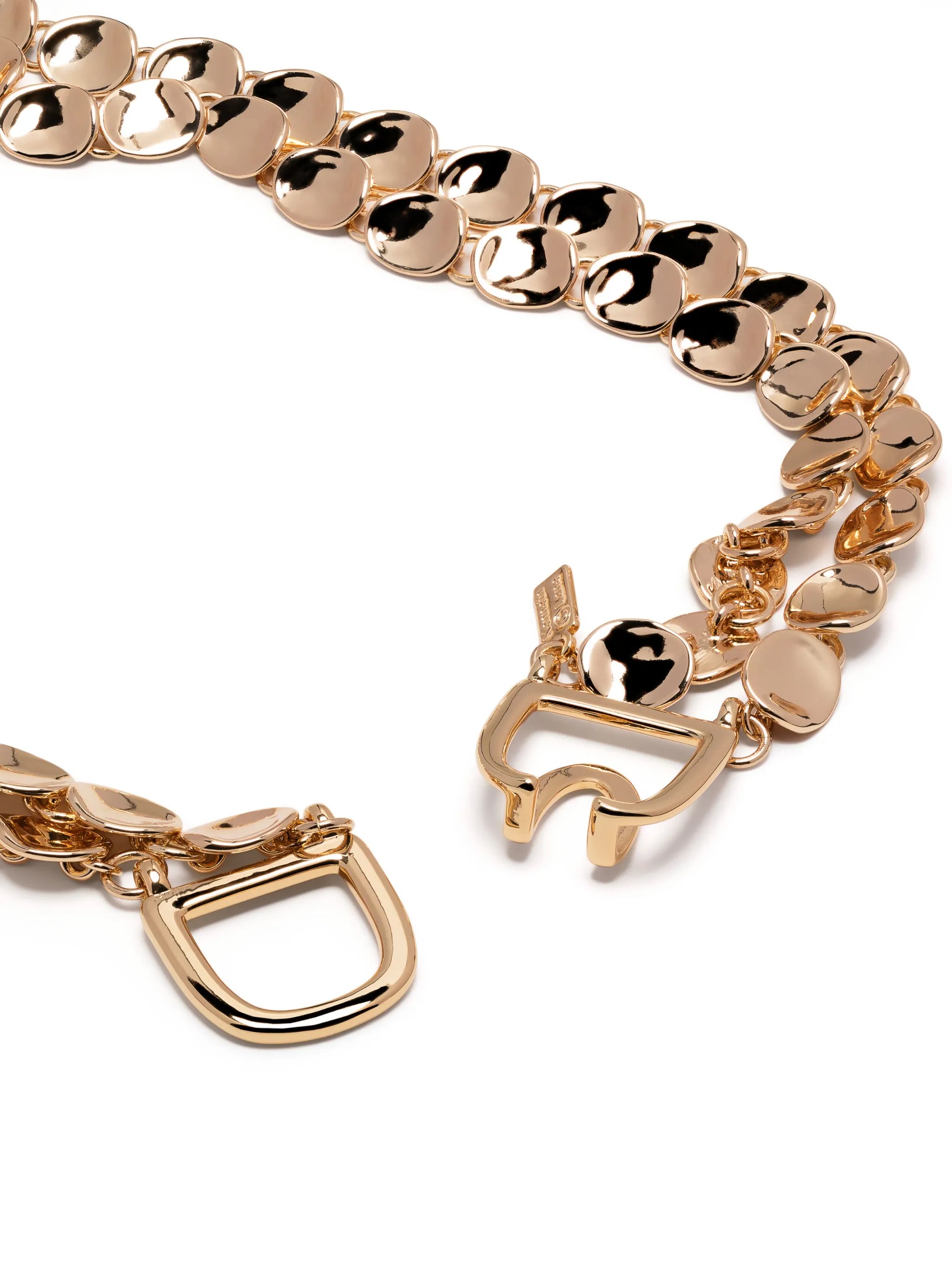 layered disc necklace