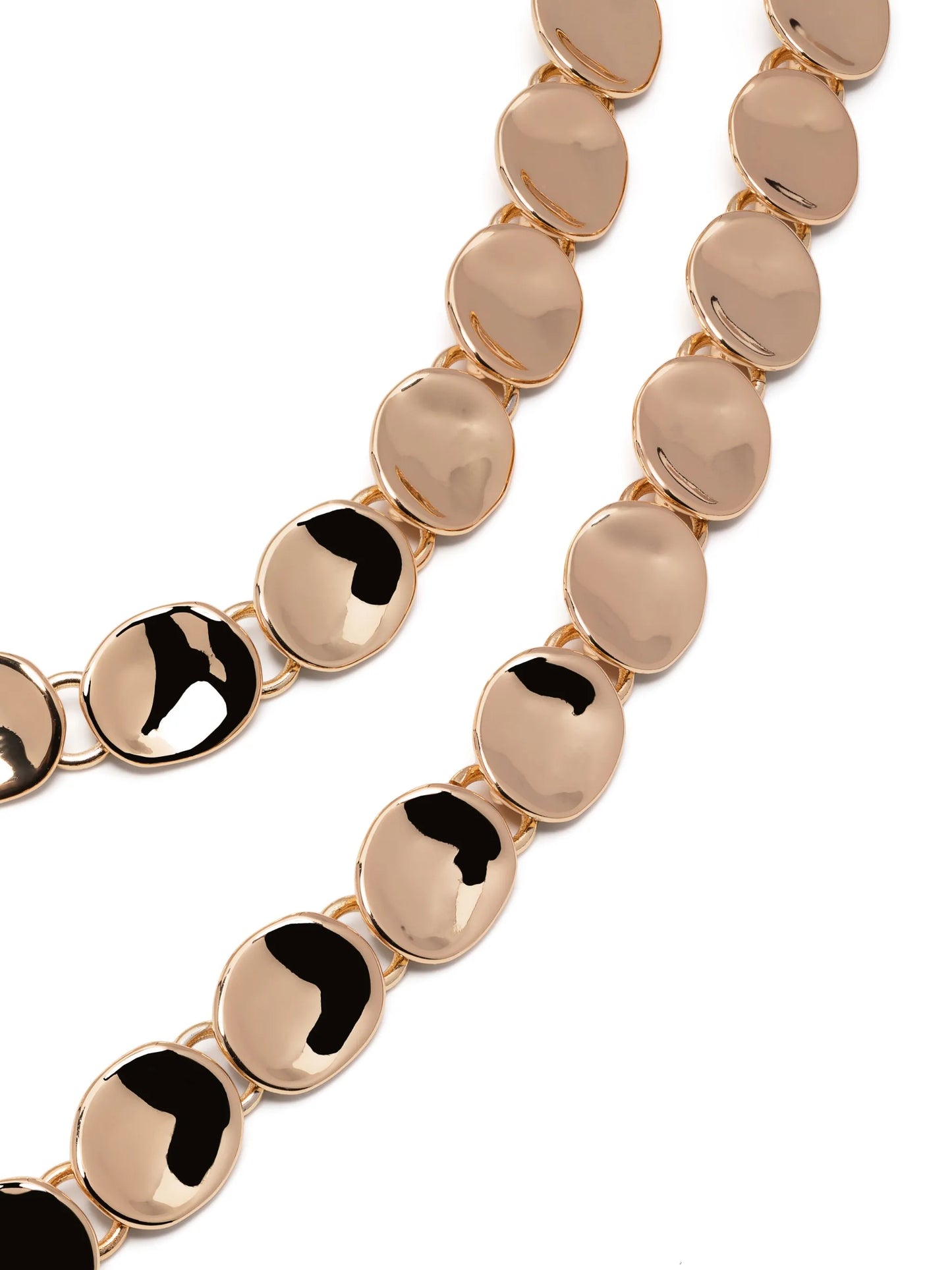layered disc necklace